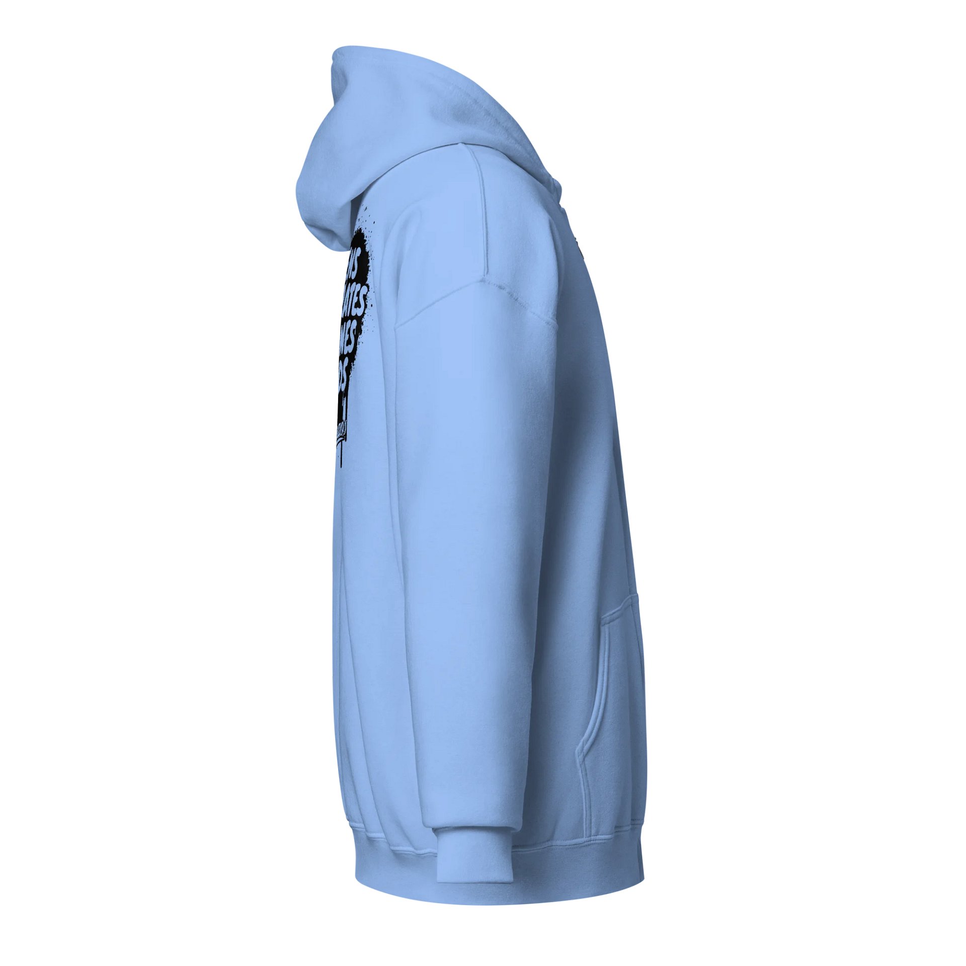 Heathens, Degenerates, Wild Ones, and Friends Zip Hoodie - Black product image (4)
