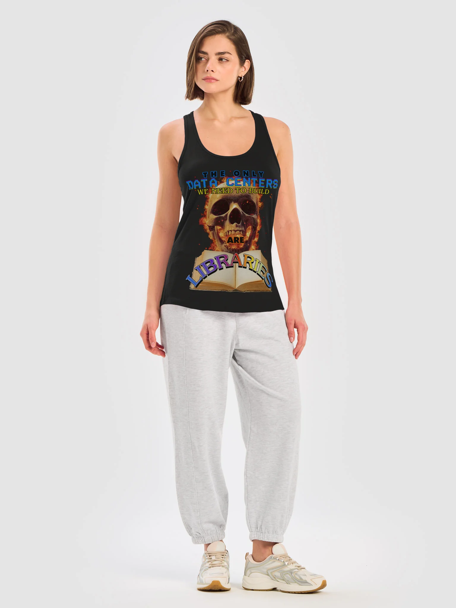 DATA CENTERS RACERBACK TANK TOP product image (19)