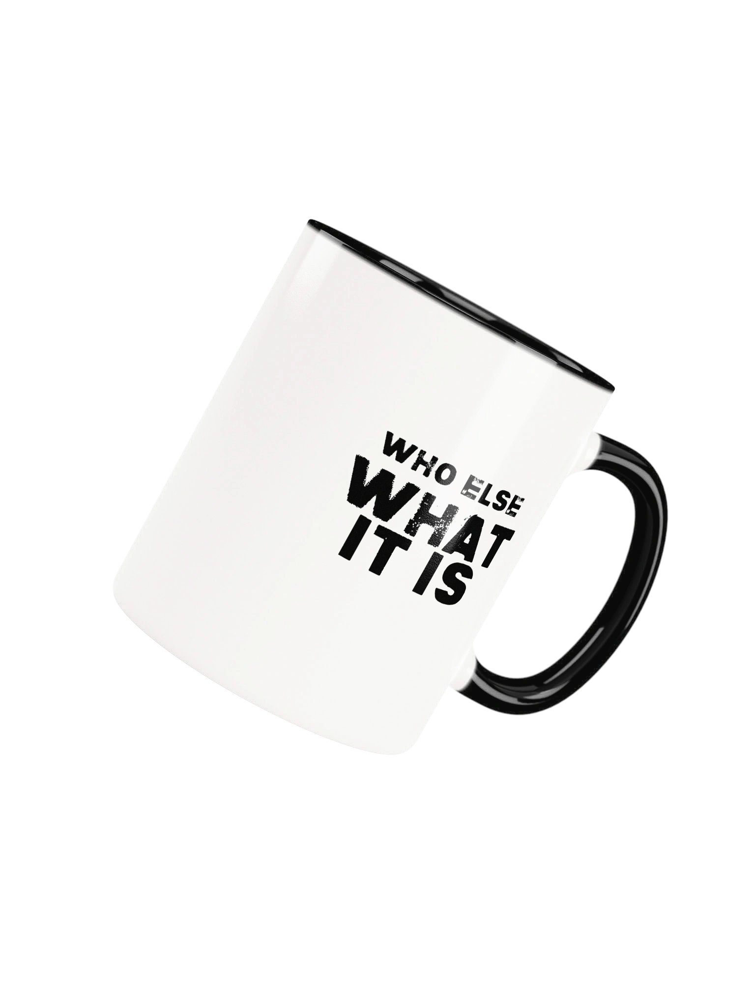 Minimal Black Ceramic Mug with Color Inside product image (7)