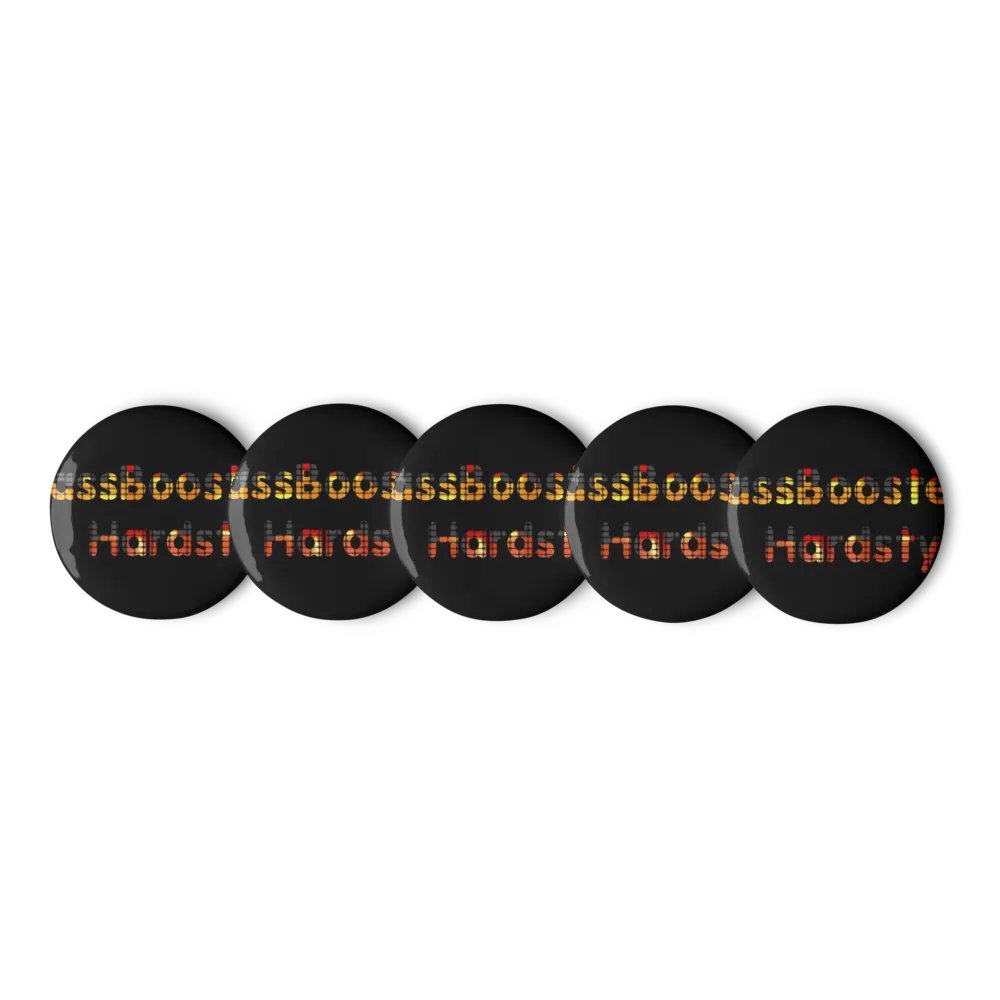 BassBoostedHardstyle Pinset (Black) product image (1)