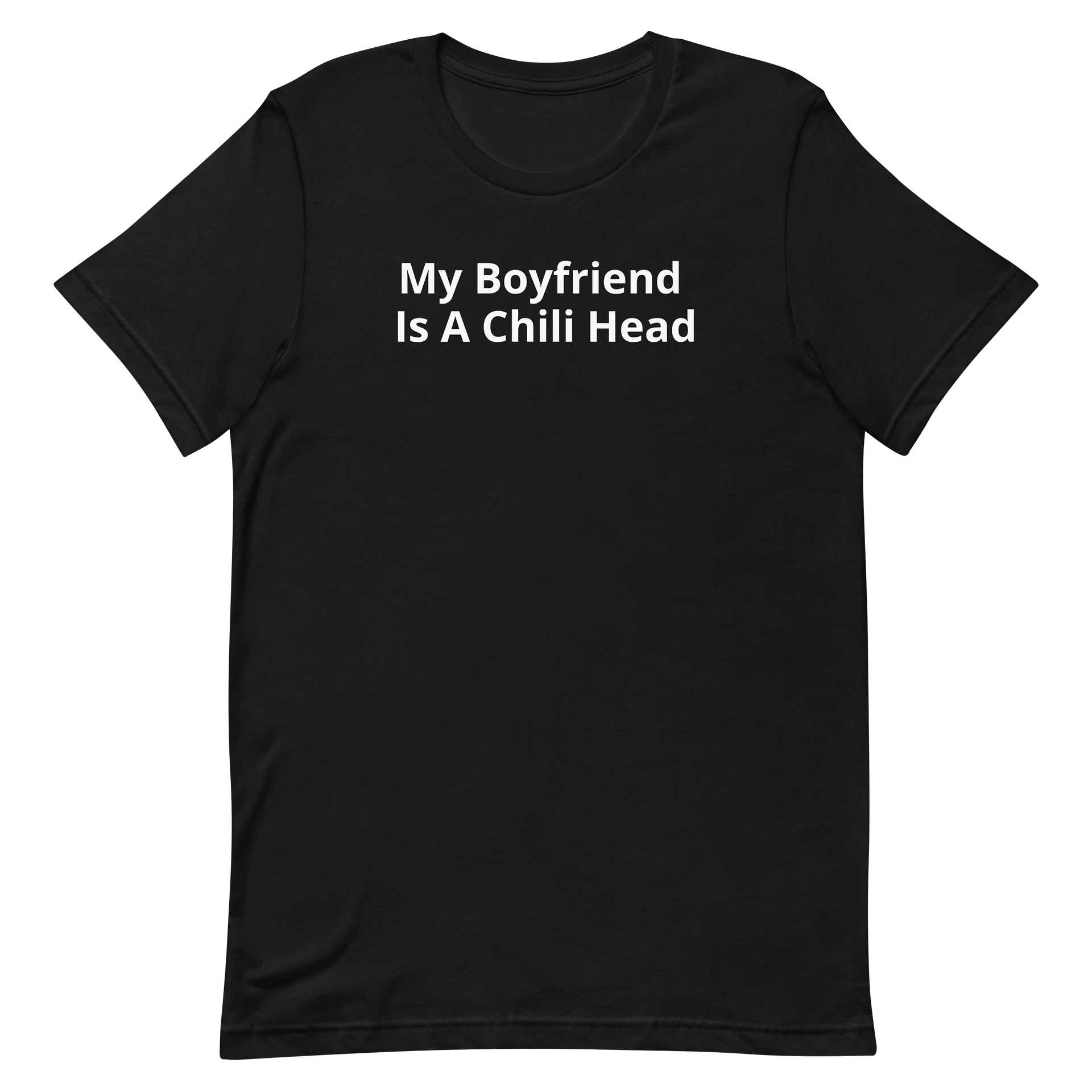 Women's My Boyfriend Is A Chili Head 'Plain Text' product image (2)