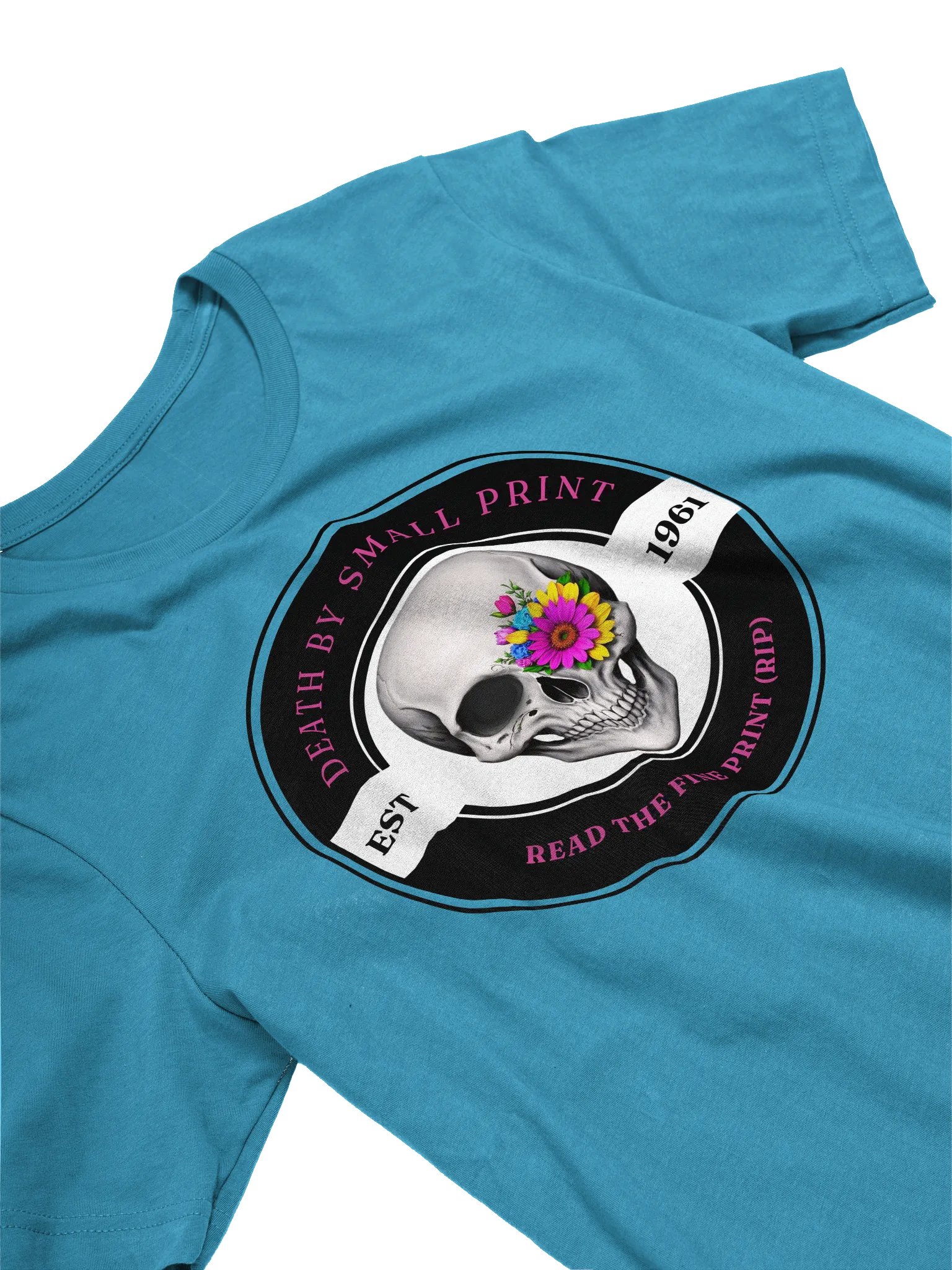 Death by Small Print - Read the Fine Print (RIP) T-shirt product image (23)