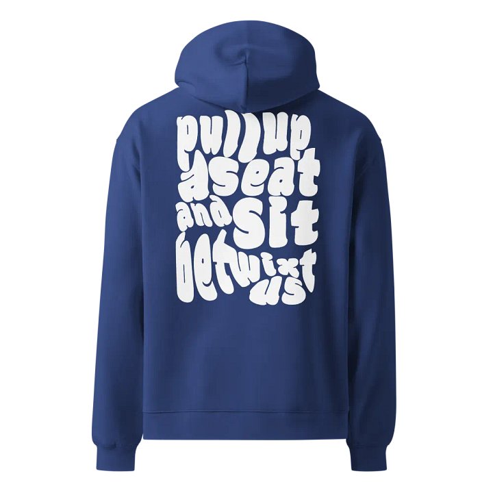 Bextwixt Oversized Hoodie Back Graphic White Text product image (2)