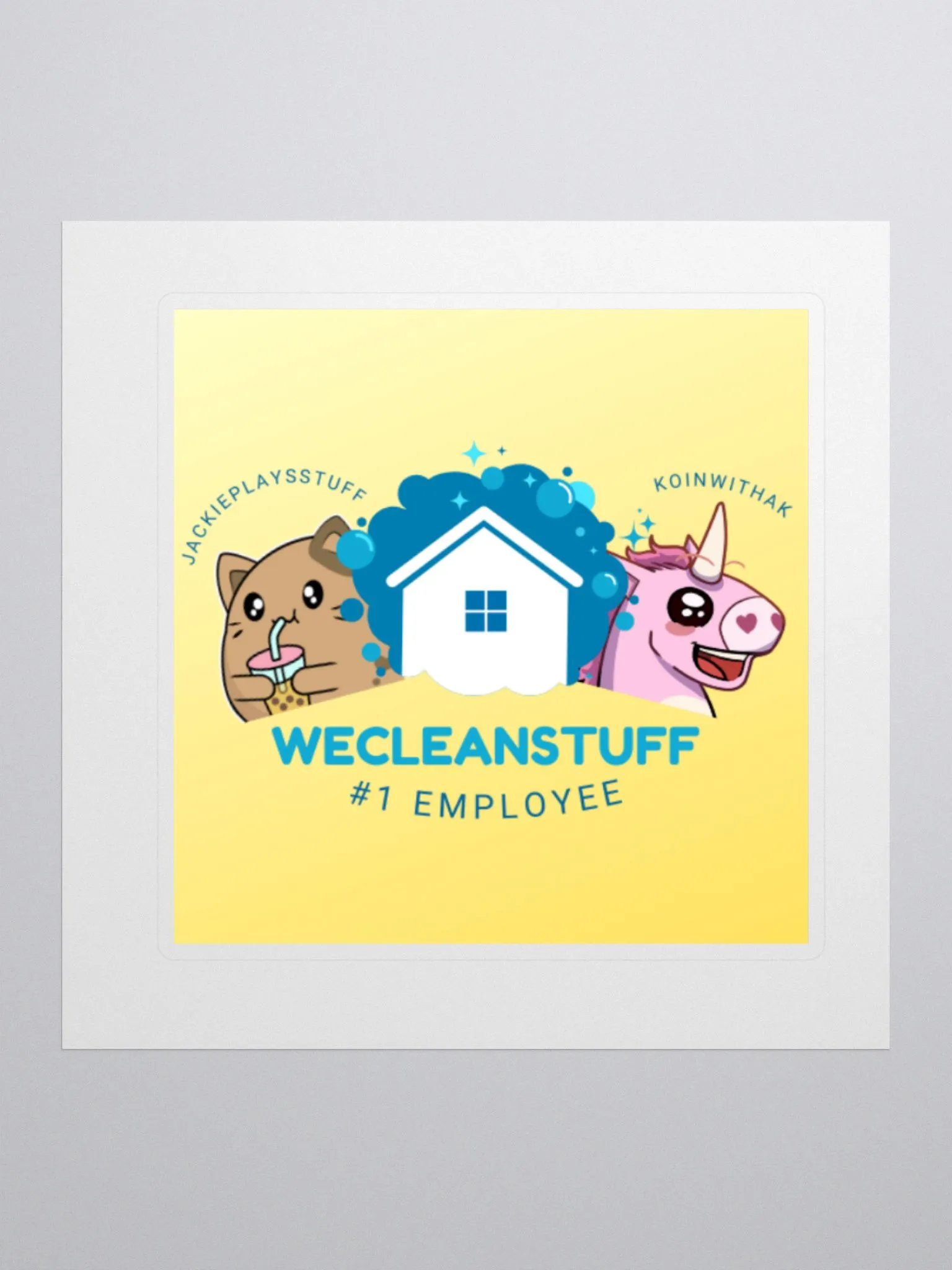 We Clean Stuff Sticker product image (1)