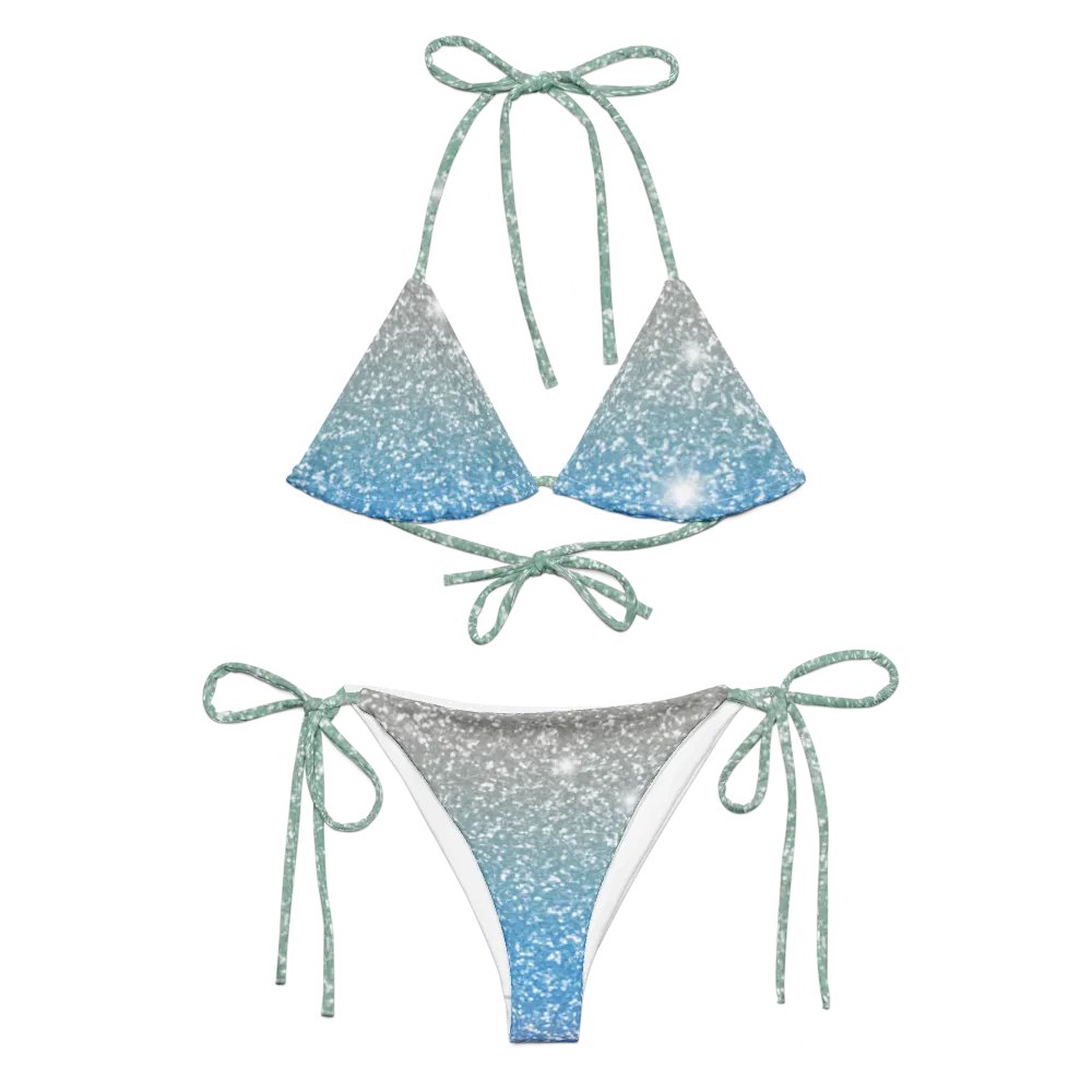 Glitter Unicorn Texture Design String Bikini (10) product image (3)