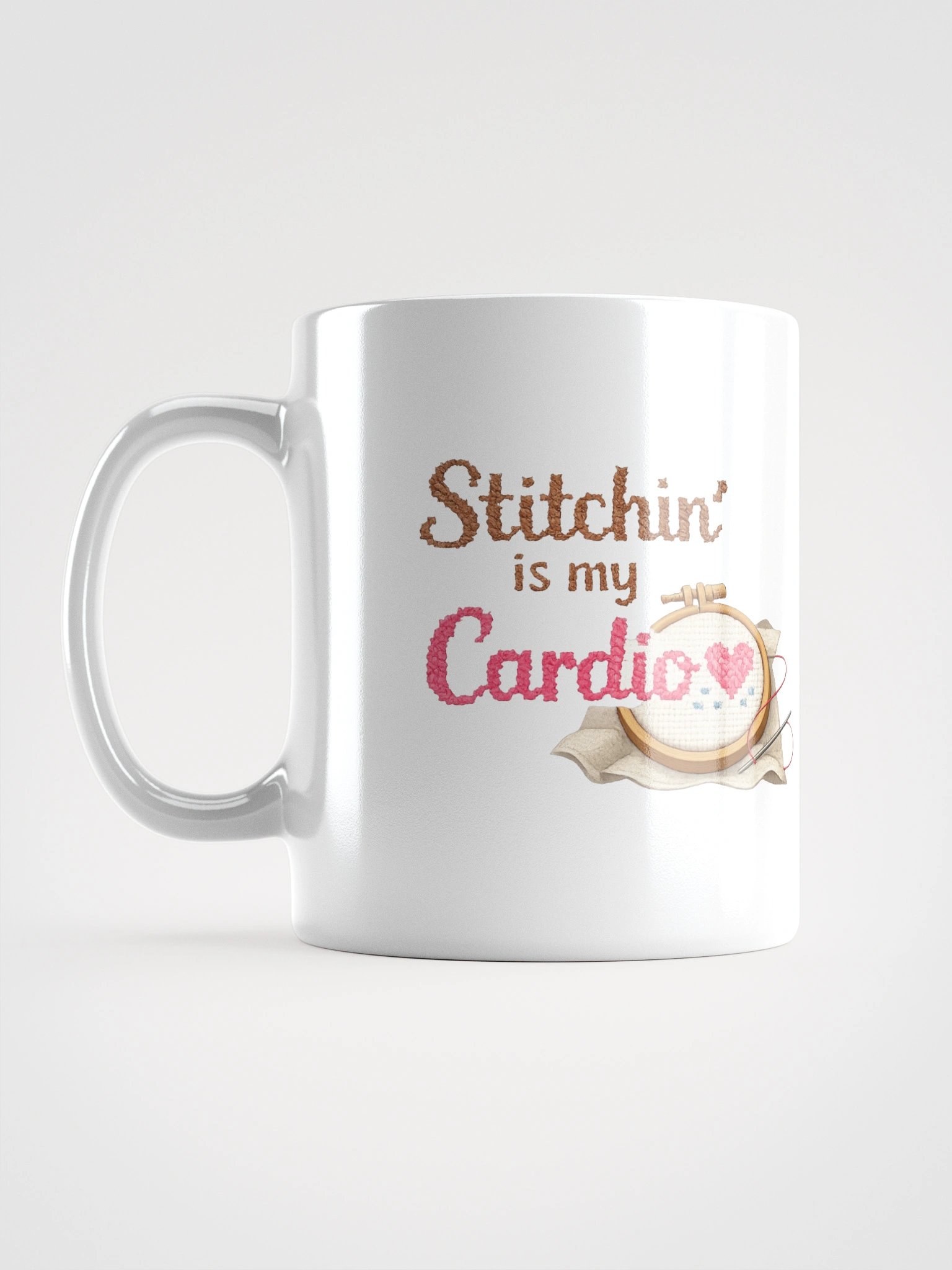 Stitchin is my Cardio Mug product image (2)
