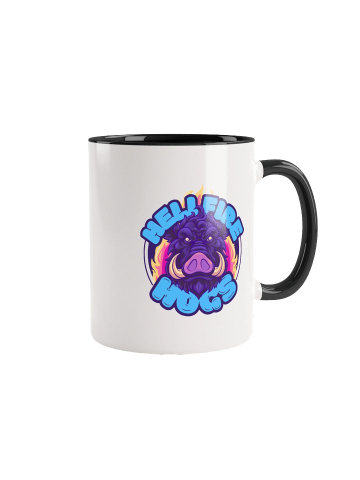 Hellfire Hogs Team Ceramic Mug with Color Inside product image (2)