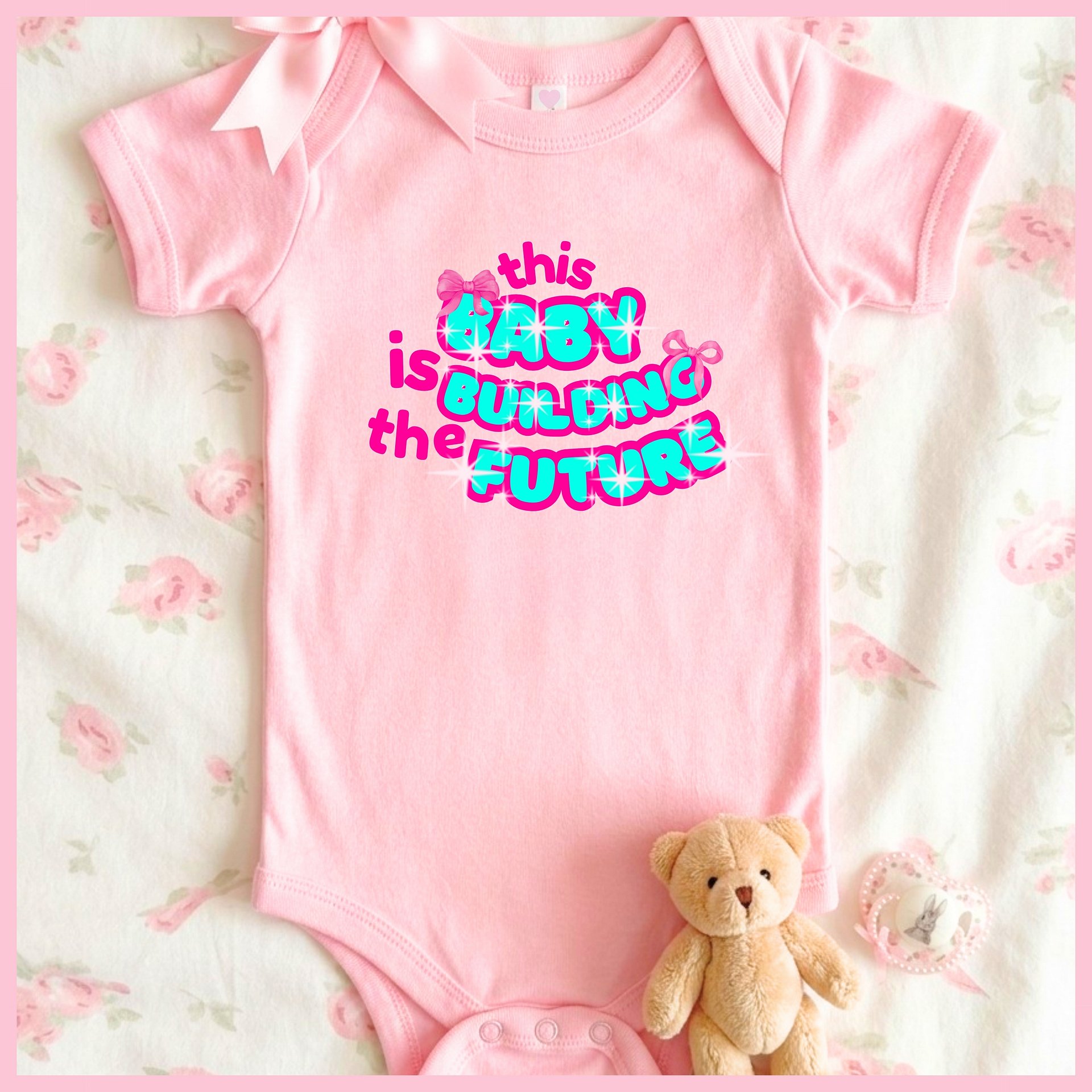 This Baby is Building the Future🩷Super Soft🪽Onesie🩷 product image (1)
