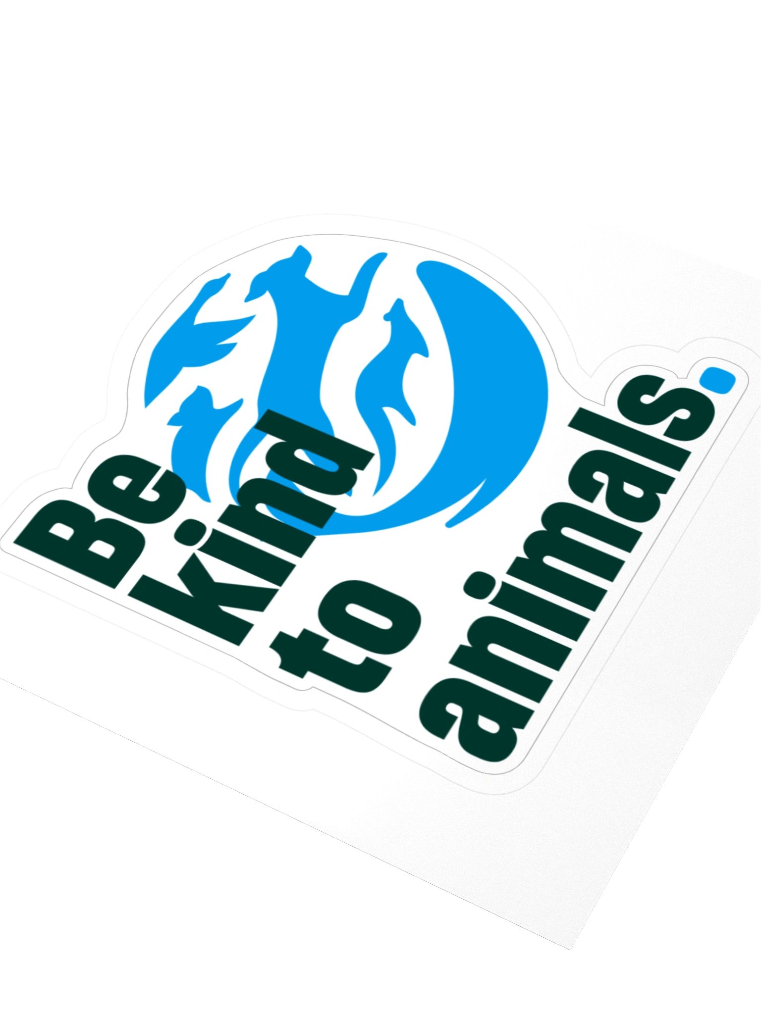 Be kind to animals - Sticker product image (4)