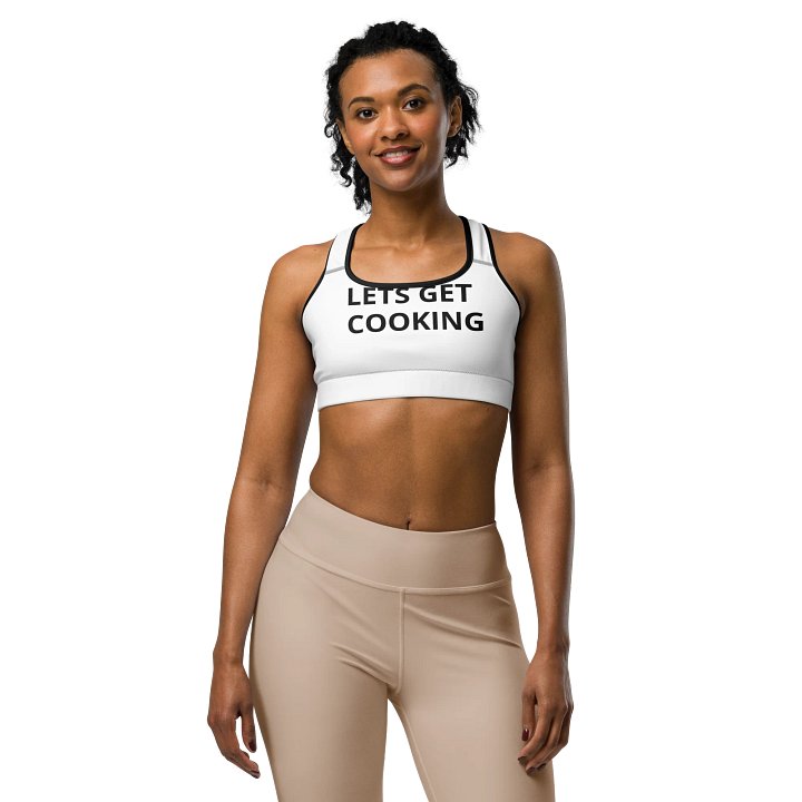 LET GET COOKIN SPORTS BRA product image (1)