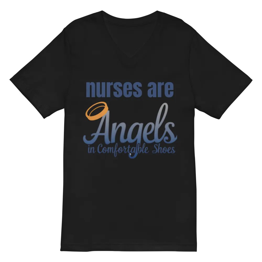 Angelic Comfort: Nurses V-Neck T-Shirt product image (3)