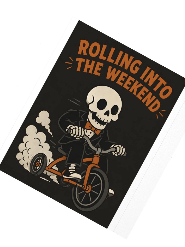 Rolling Into the Weekend Sticker product image (2)