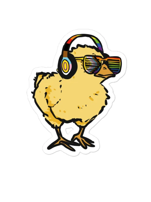 Peep of Pride die cut magnets product image (1)