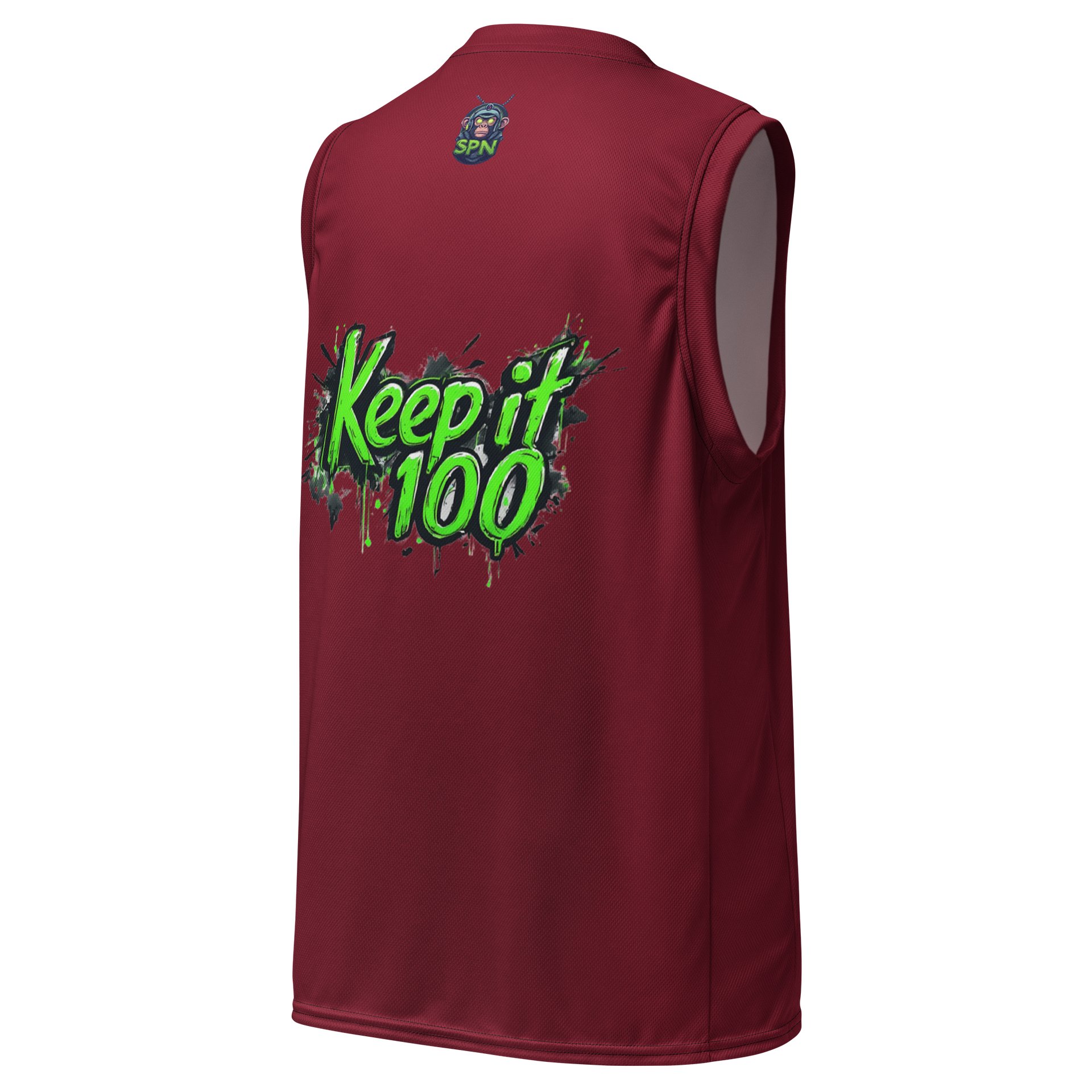 Graffiti What's The Word Unisex Basketball Jersey product image (3)