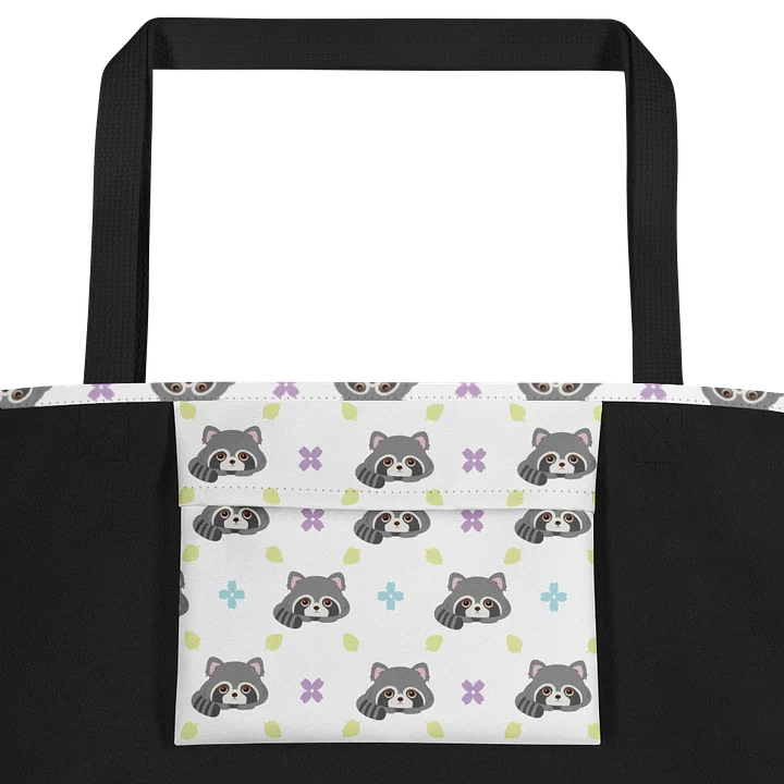 Raccoon Pattern Tote Bag product image (2)