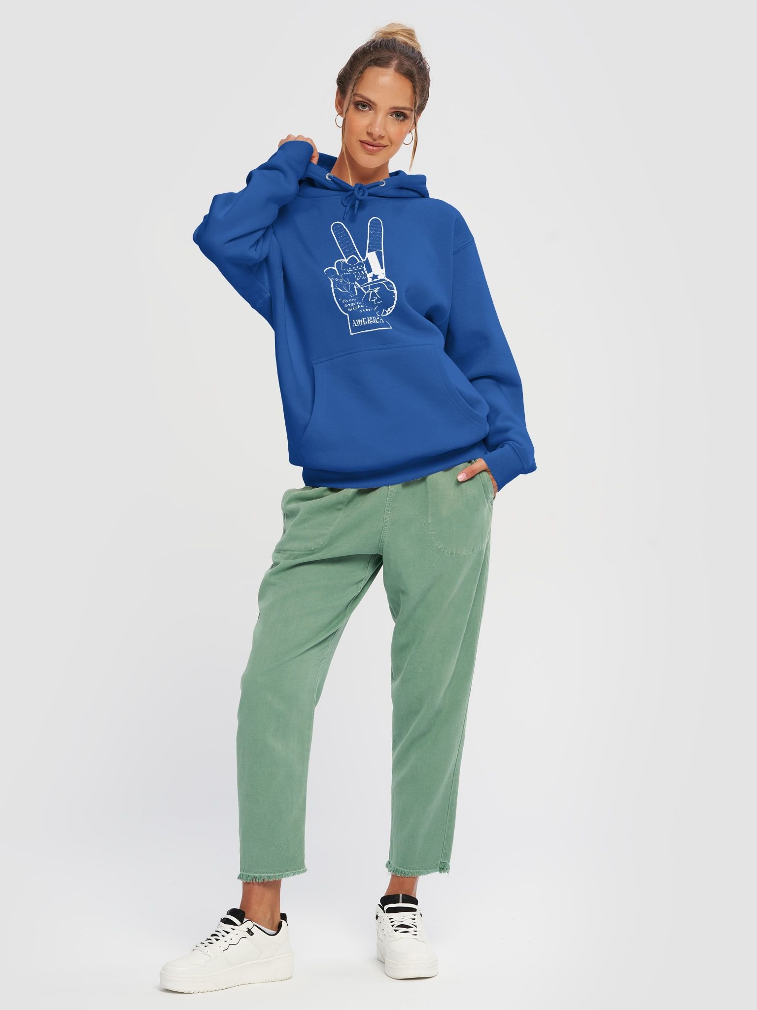 Peace Sign Unisex Hoodie product image (5)