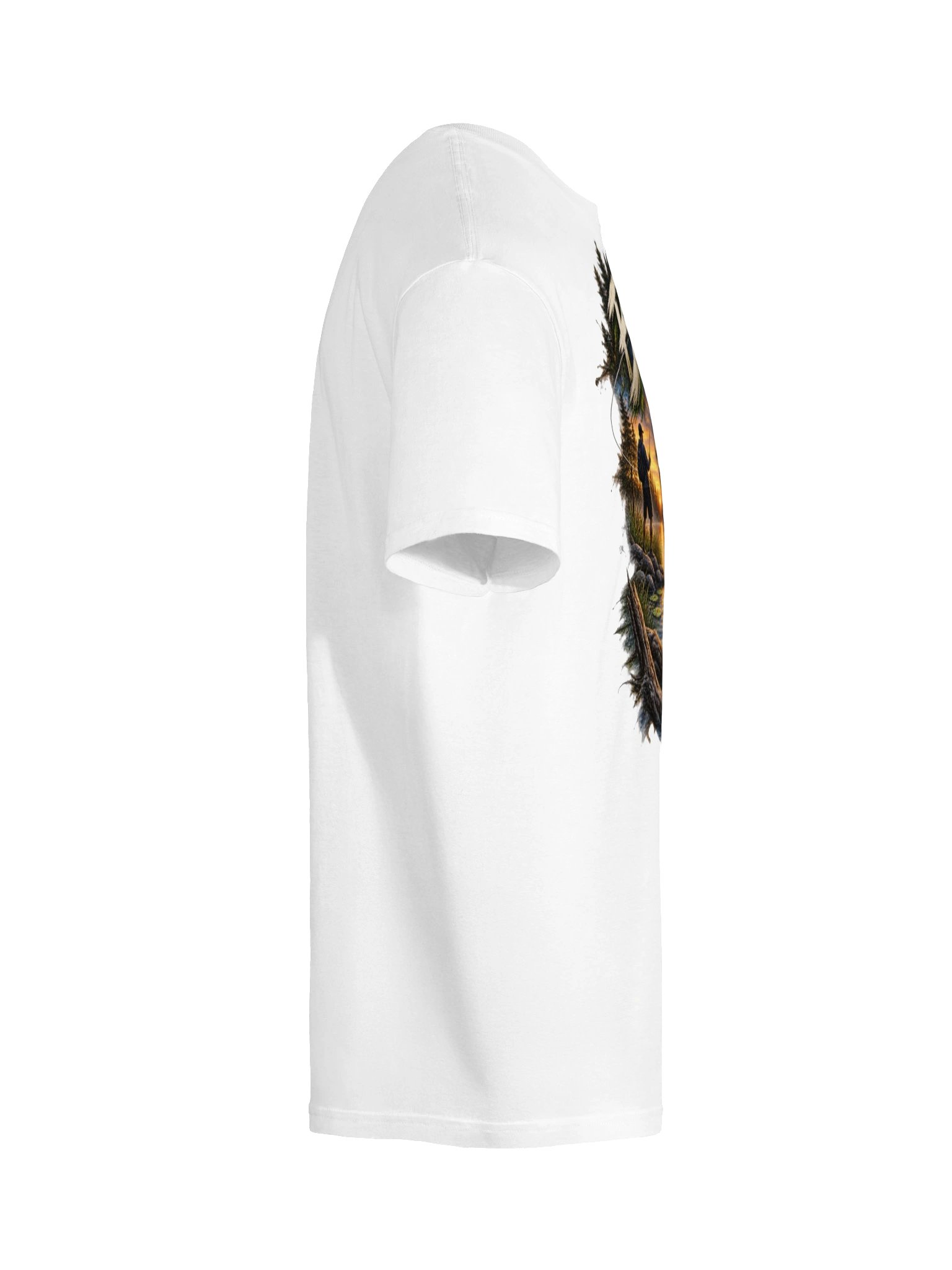 Bass Hunter Sunset Fishing Tee product image (10)