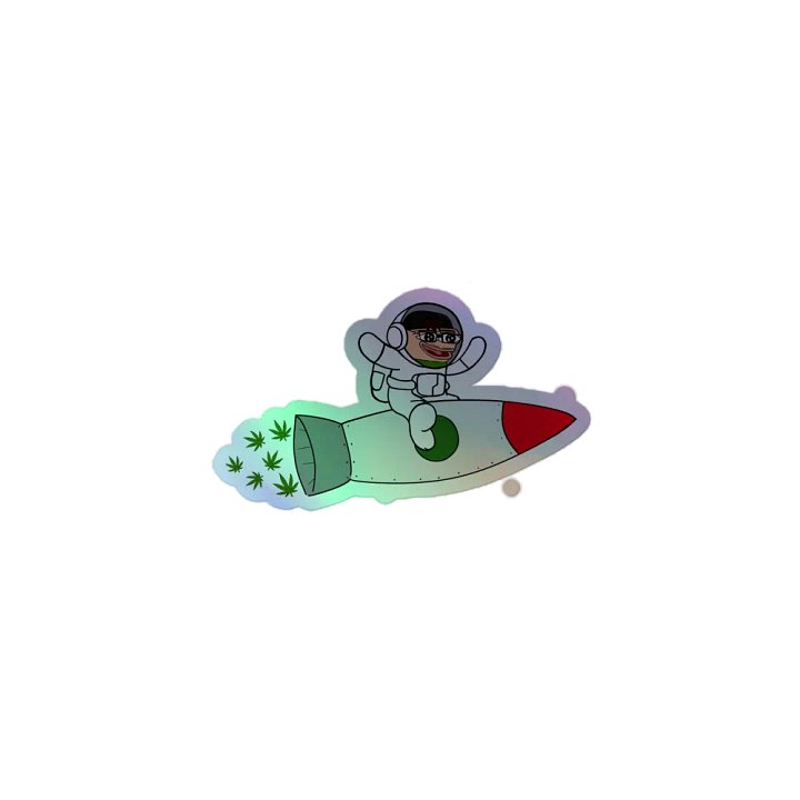 Rocket Mijo Holographic Sticker product image (1)