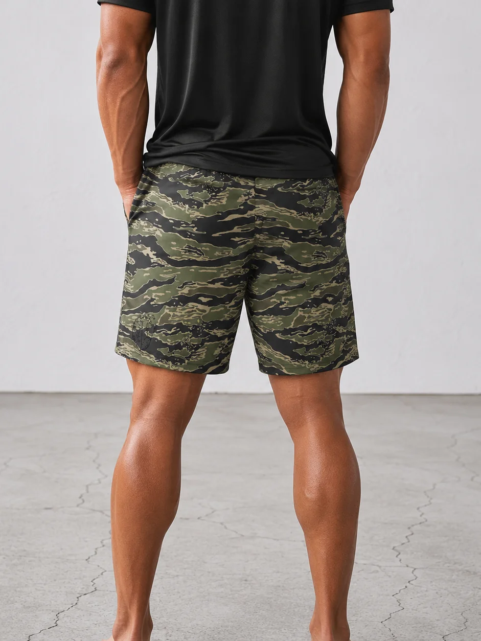 UNAFRAID Tiger Stripe 7" Hybrid Training Shorts product image (2)