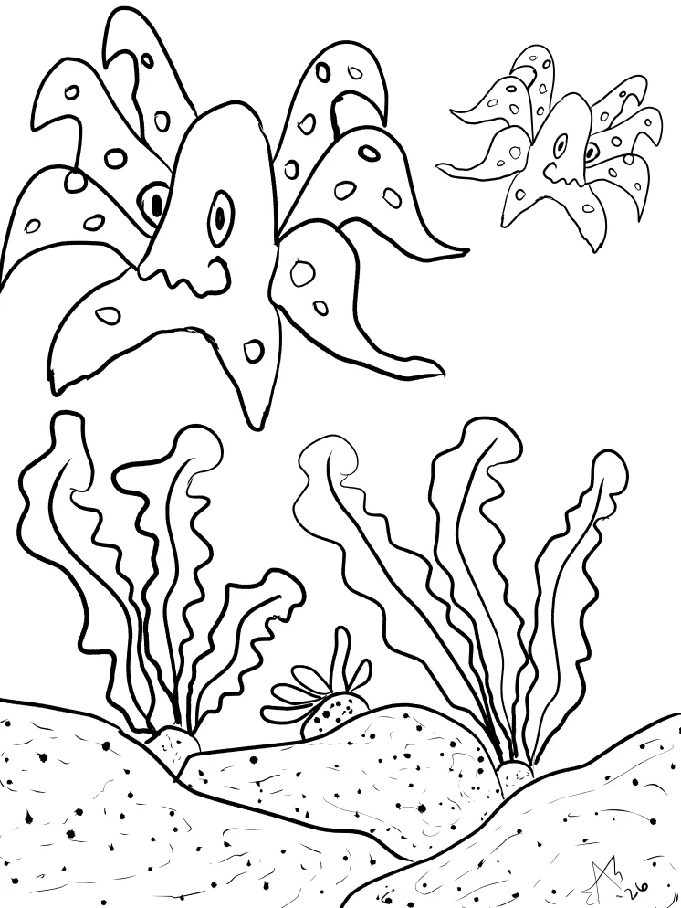 TSStechAngel's World - BigOctos Coloring Page product image (1)