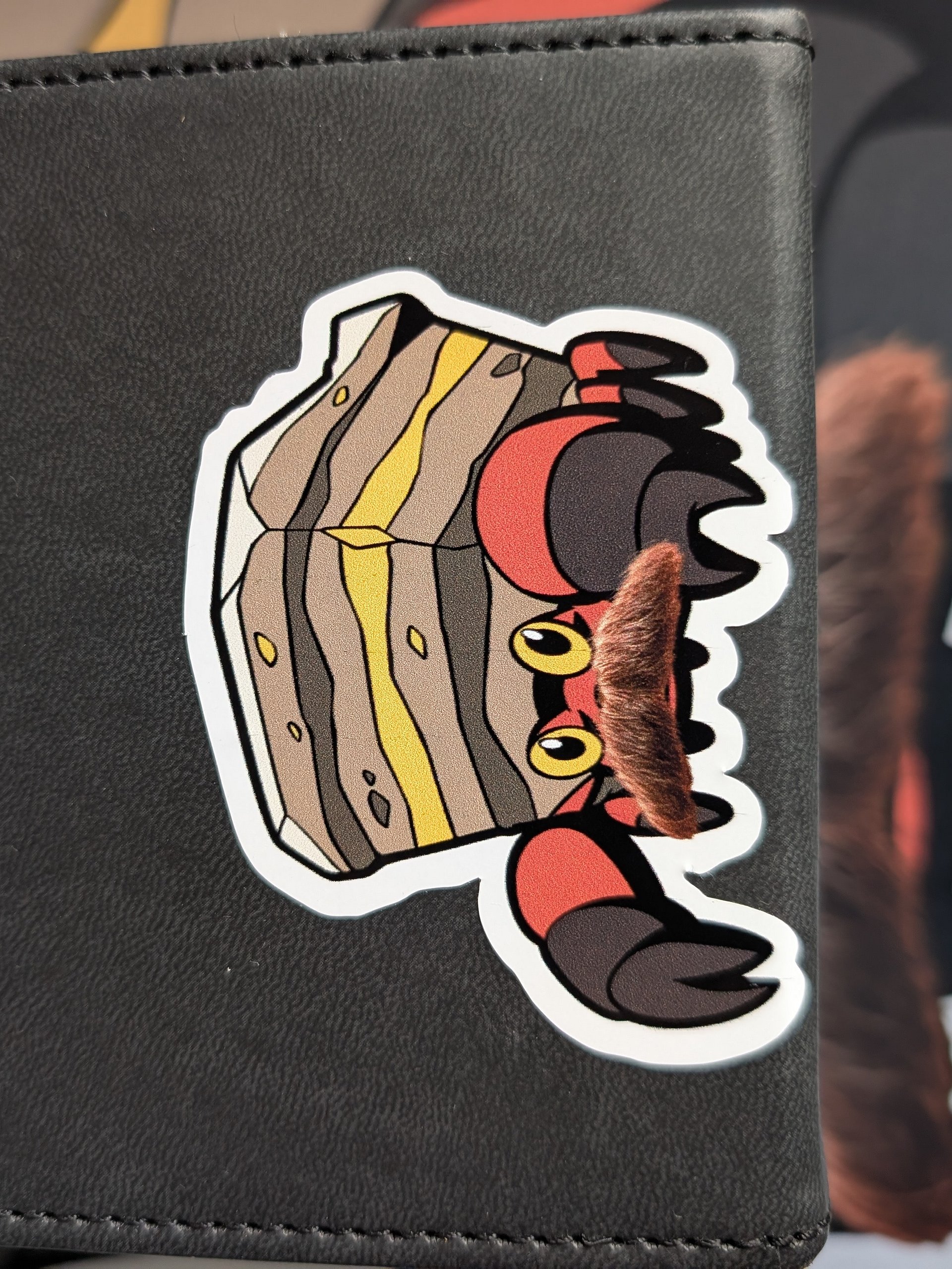 Moustached Crab Sticker product image (3)