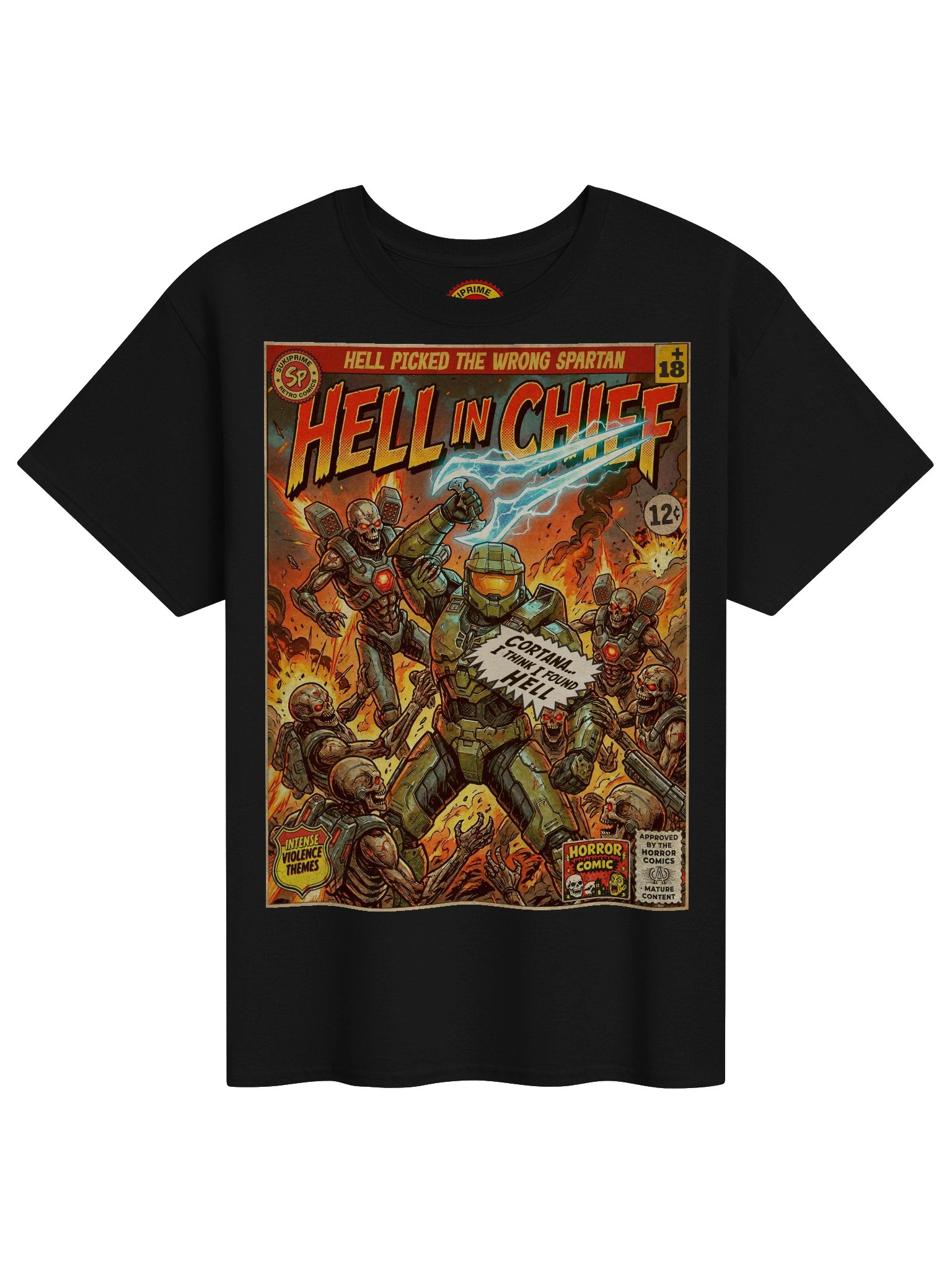 Hell in Chief Comic Art T-Shirt product image (1)