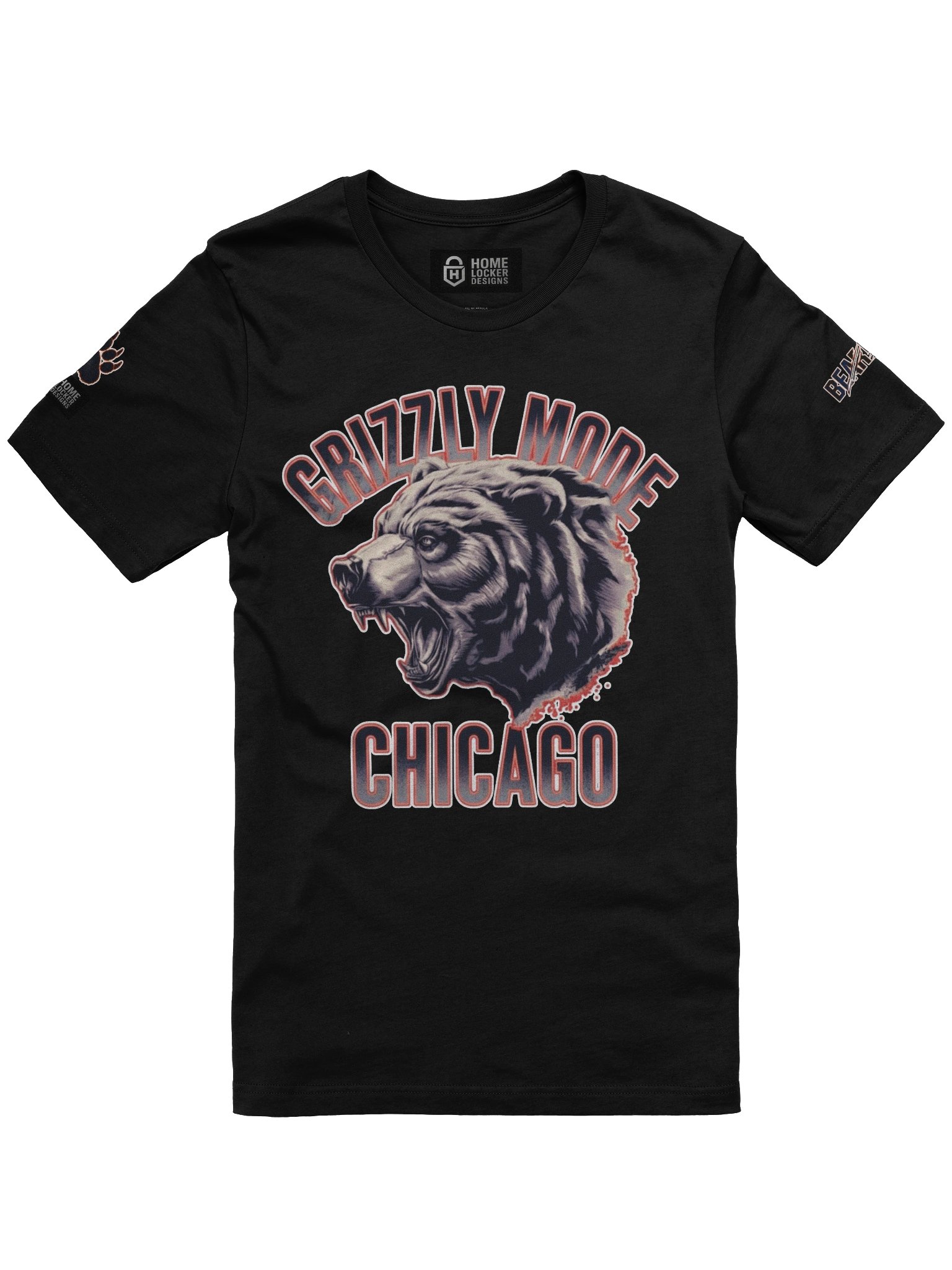 Grizzly Mode™ T-Shirt | Chicago | Football | Home Locker product image (3)