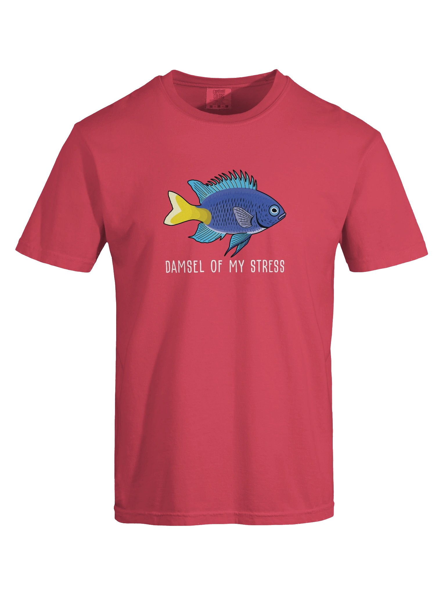 Damsel of My Stress Yellowtail Damsel T-Shirt for Reef Aquarium Lovers product image (9)