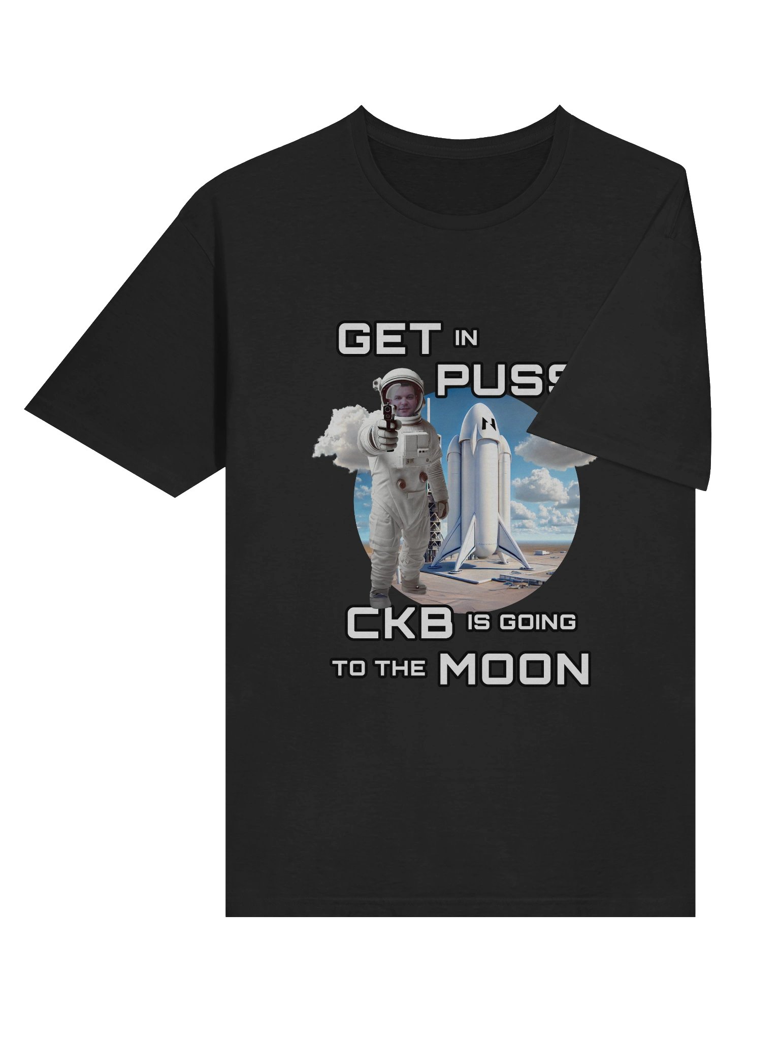 CKB is Going to the Moon T-Shirt Black product image (7)