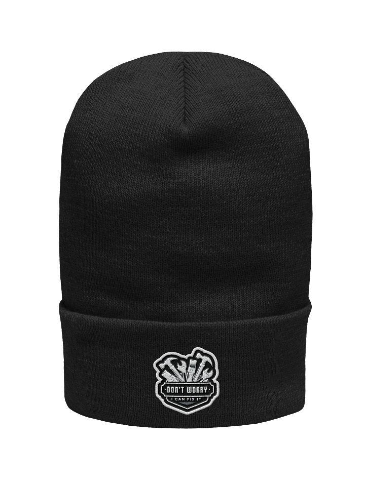 Yupoong Cuffed Beanie | Don't Worry I Can Fix It Beanie | Funny Mechanic Hat | Auto Repair Beanie | Garage Life Winter Cap product image (3)