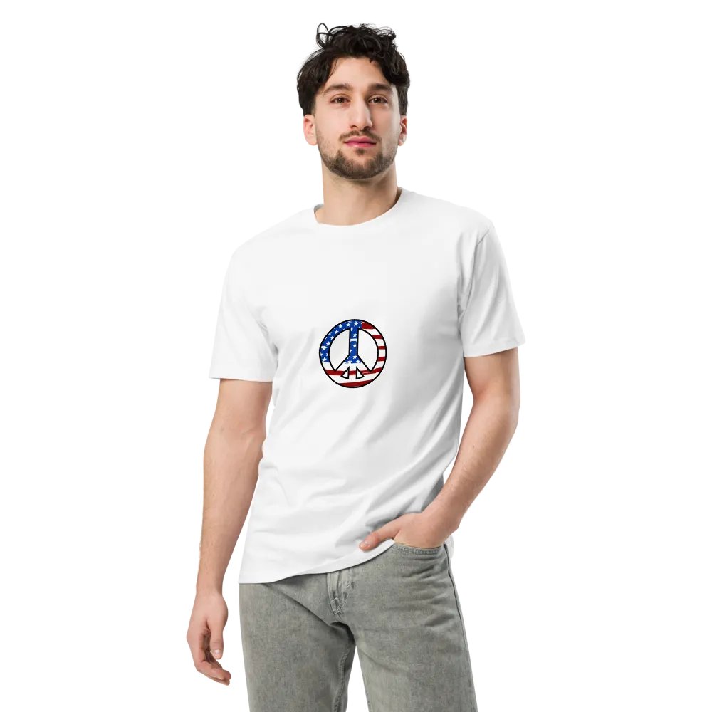 US Peace Cotton Tee Shirt product image (3)