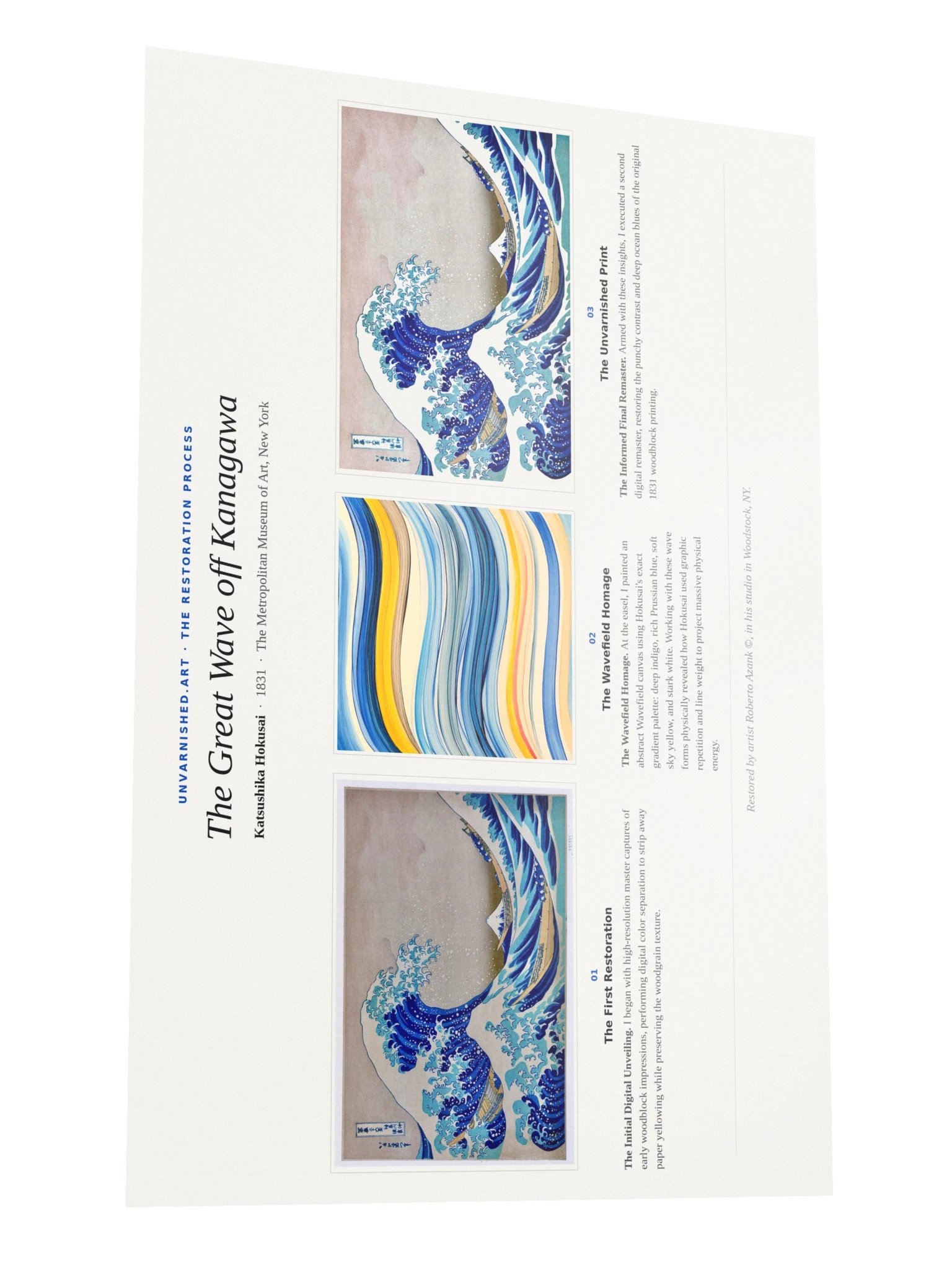 The Great Wave off Kanagawa — Process Poster product image (3)