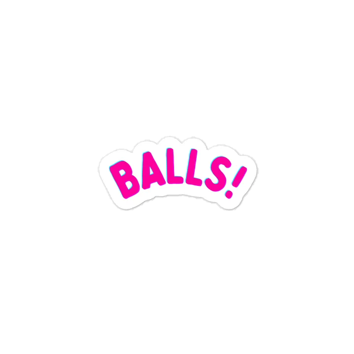 BALLS! vinyl sticker product image (1)