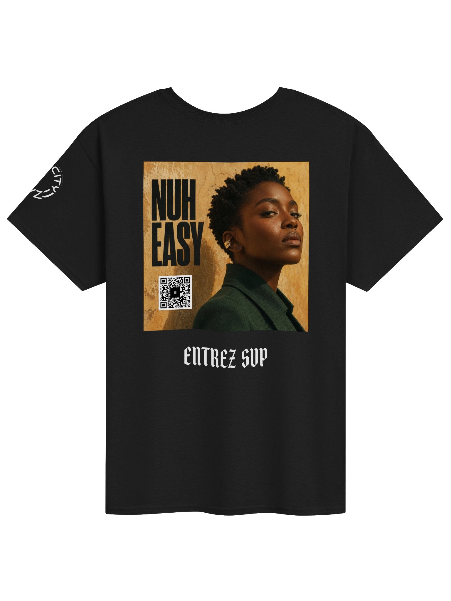 NUH EASY Scan Tee - Jamaican Reggae Afro-house Art Shirt product image (1)