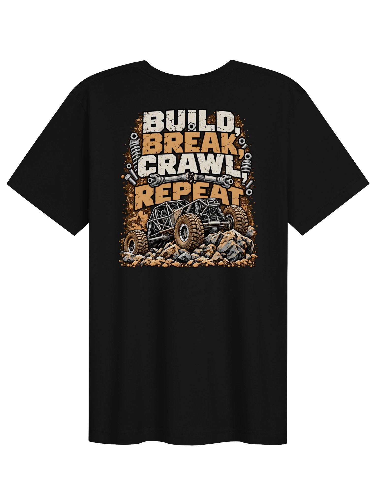 Build, Break, Crawl, Repeat T-shirt product image (1)