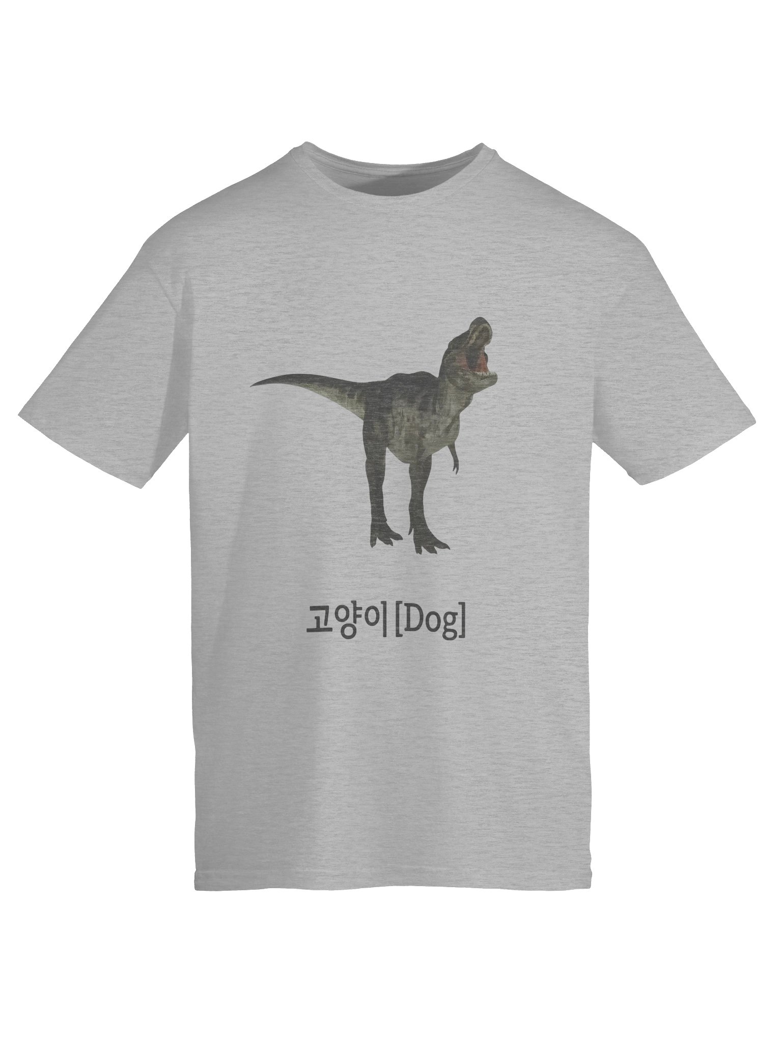Dinosaur Korean Text Cat Dog Shirt product image (6)