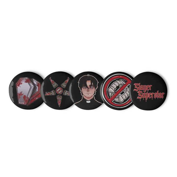 Slayer Superstar Badges product image (1)