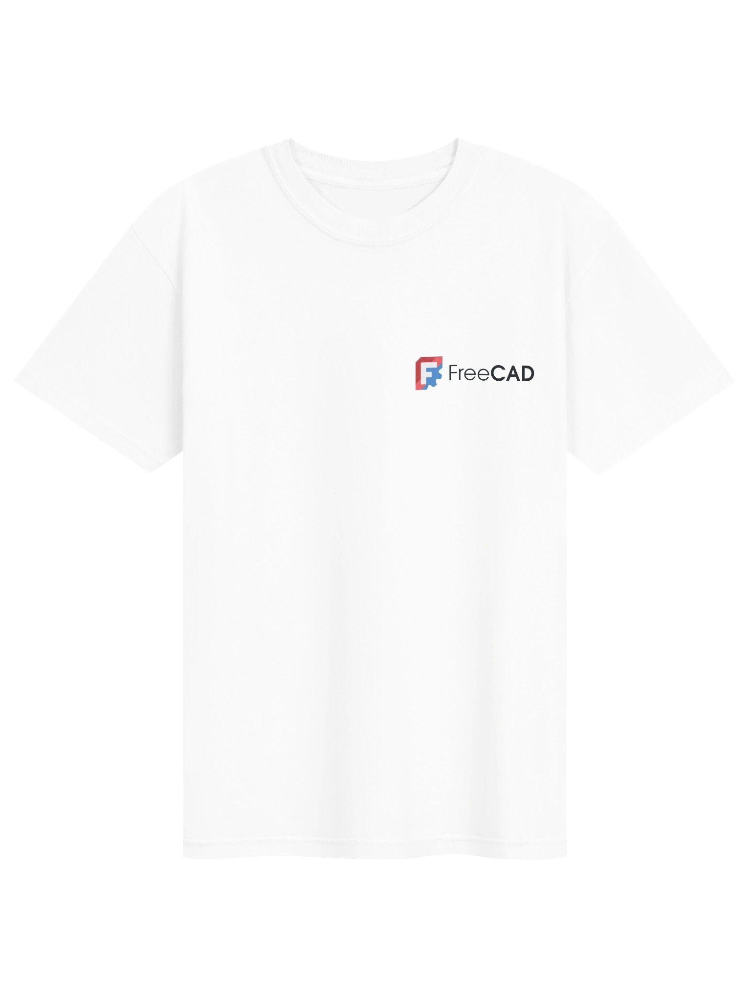 FreeCAD Logo Shirt - White product image (3)
