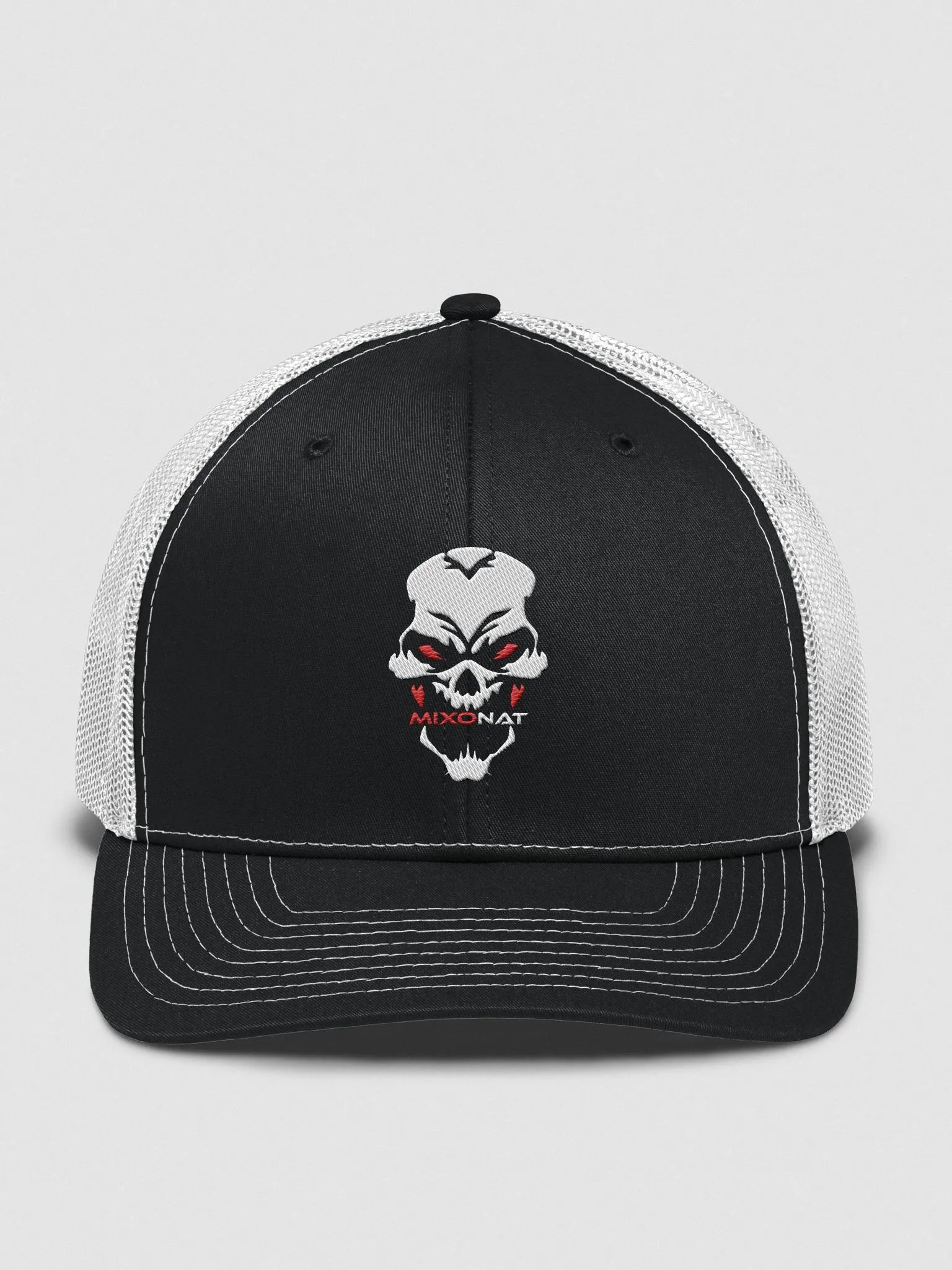 MixoNat Screaming Skull Logo Richardson Embroidered Hatt product image (3)