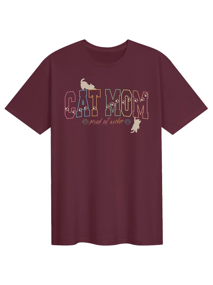 Cat Mom (proud cat worker) 2 - Unisex Adult Super Soft Lightweight T-shirt product image (1)