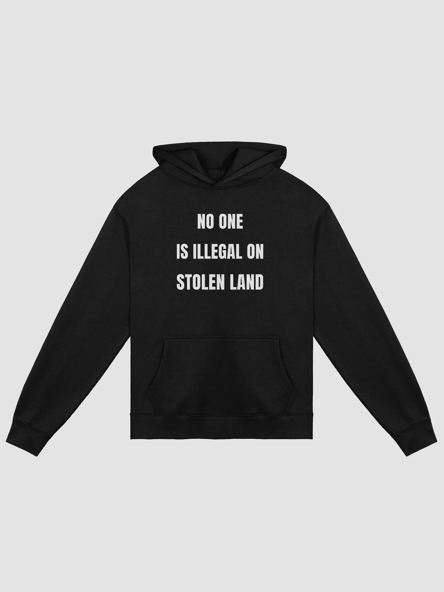 No One Is Illegal On Stolen Land Oversized Hoodie Unisex product image (1)
