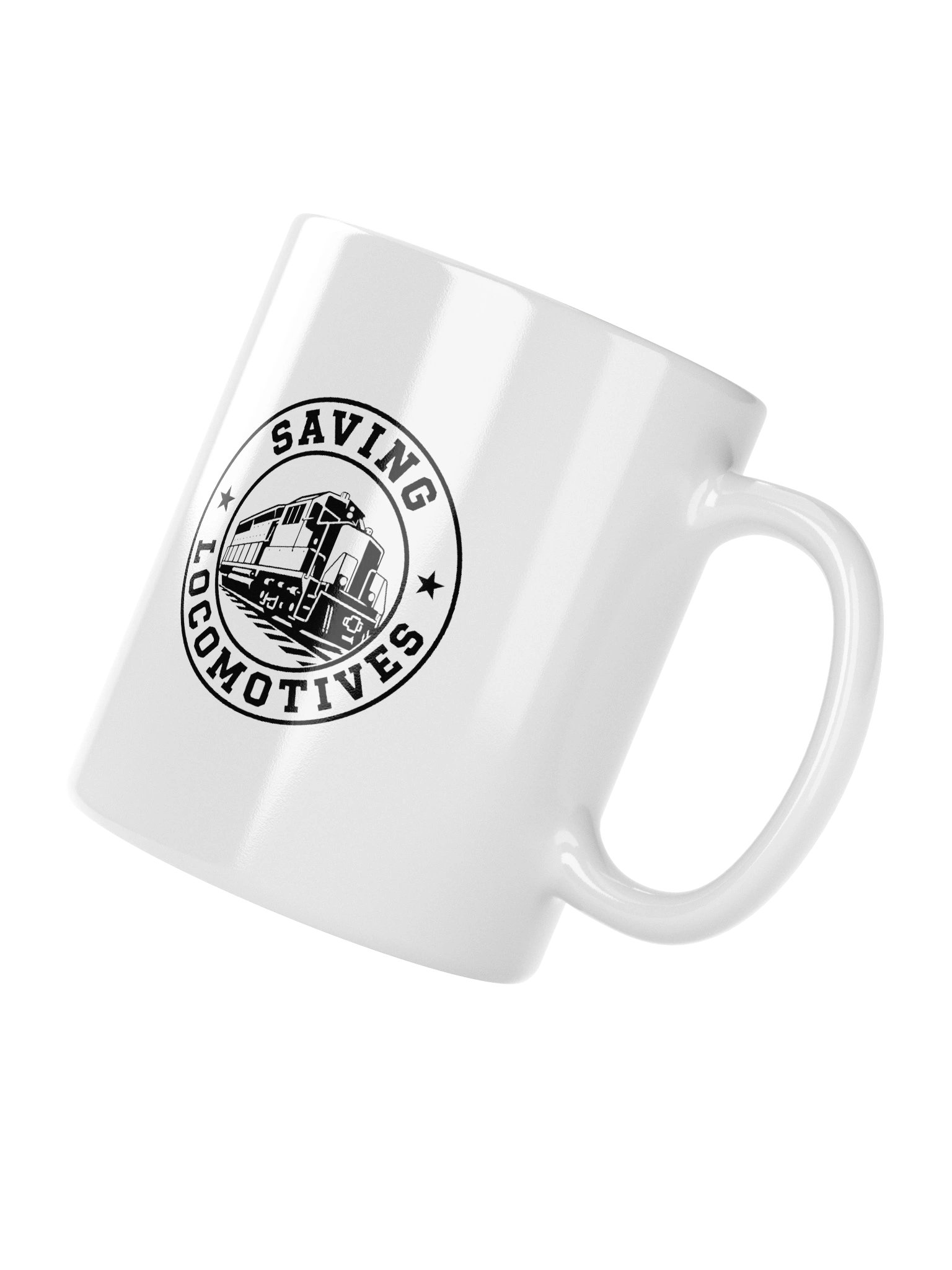 Saving Locomotives White Ceramic Mug product image (11)