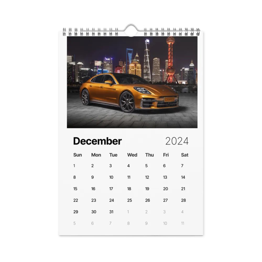 Porsche Rides 2024 Wall Calendar product image (4)