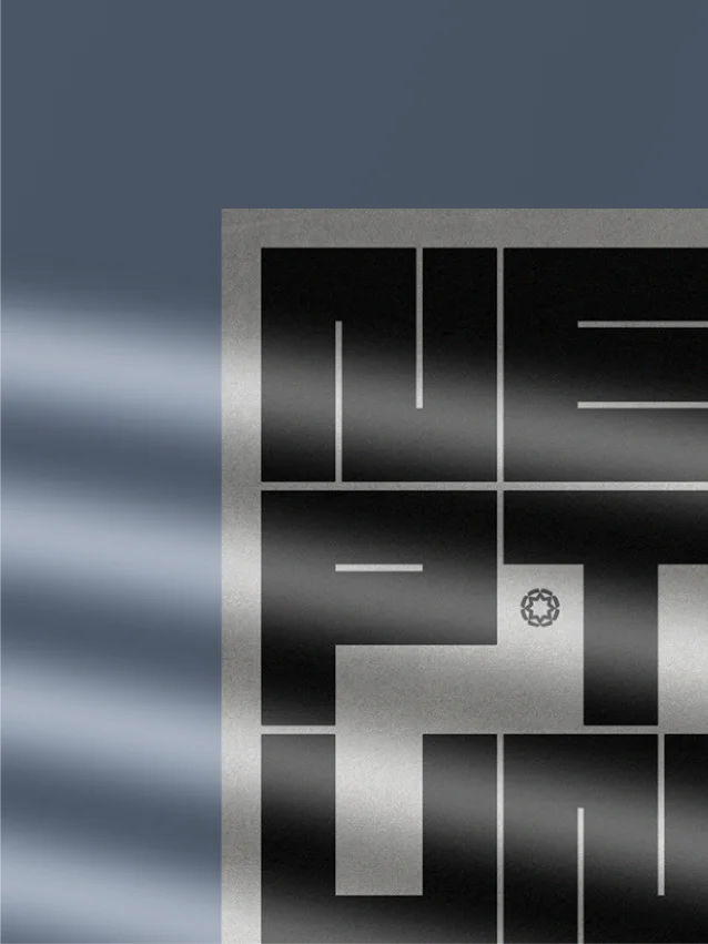 Dominion : Neptune — Bold Brutalist Digital Print for Modern Interior product image (4)