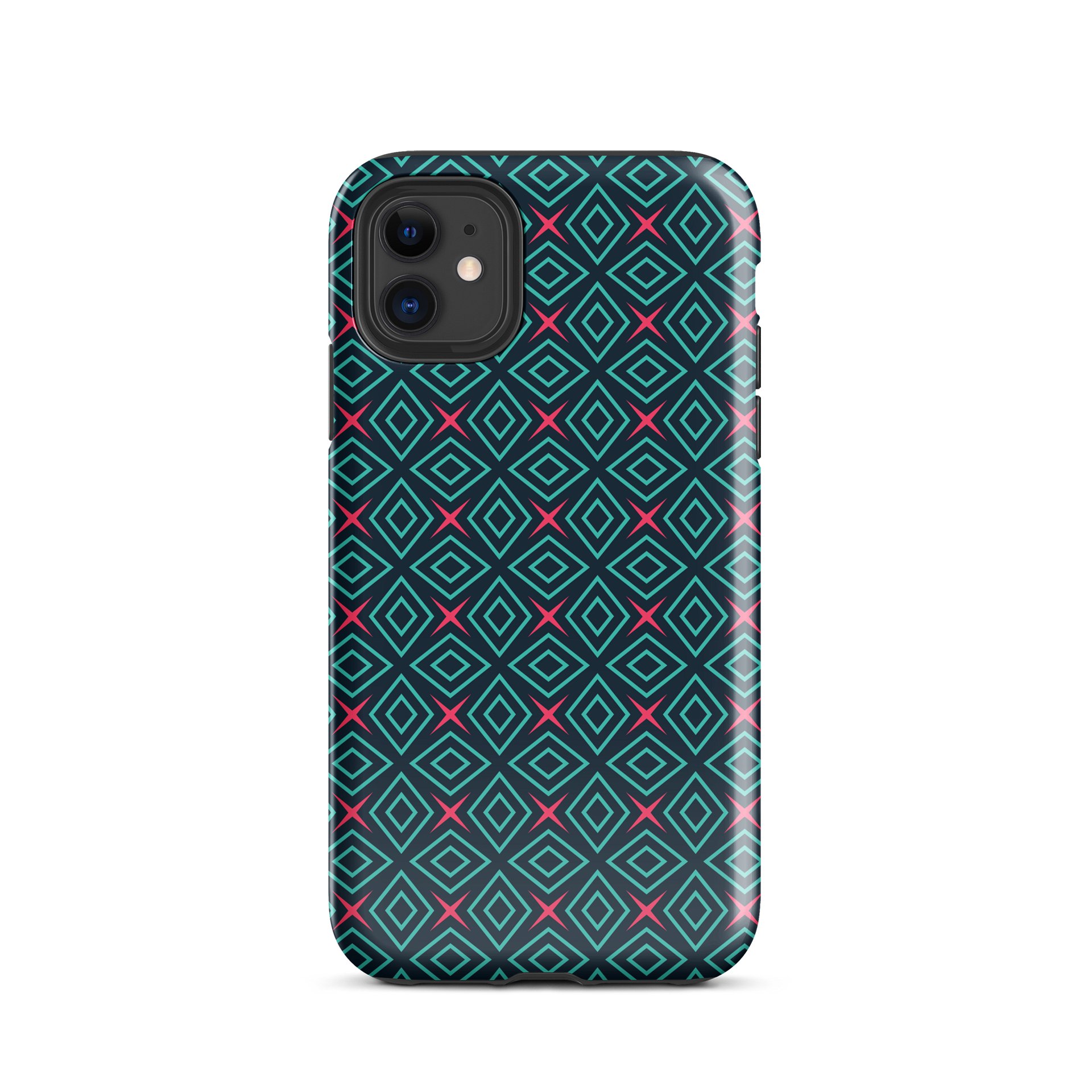 Diamond Dunes iPhone 17 Tough Case - Shockproof Dual-Layer Geometric Protective Cover product image (2)