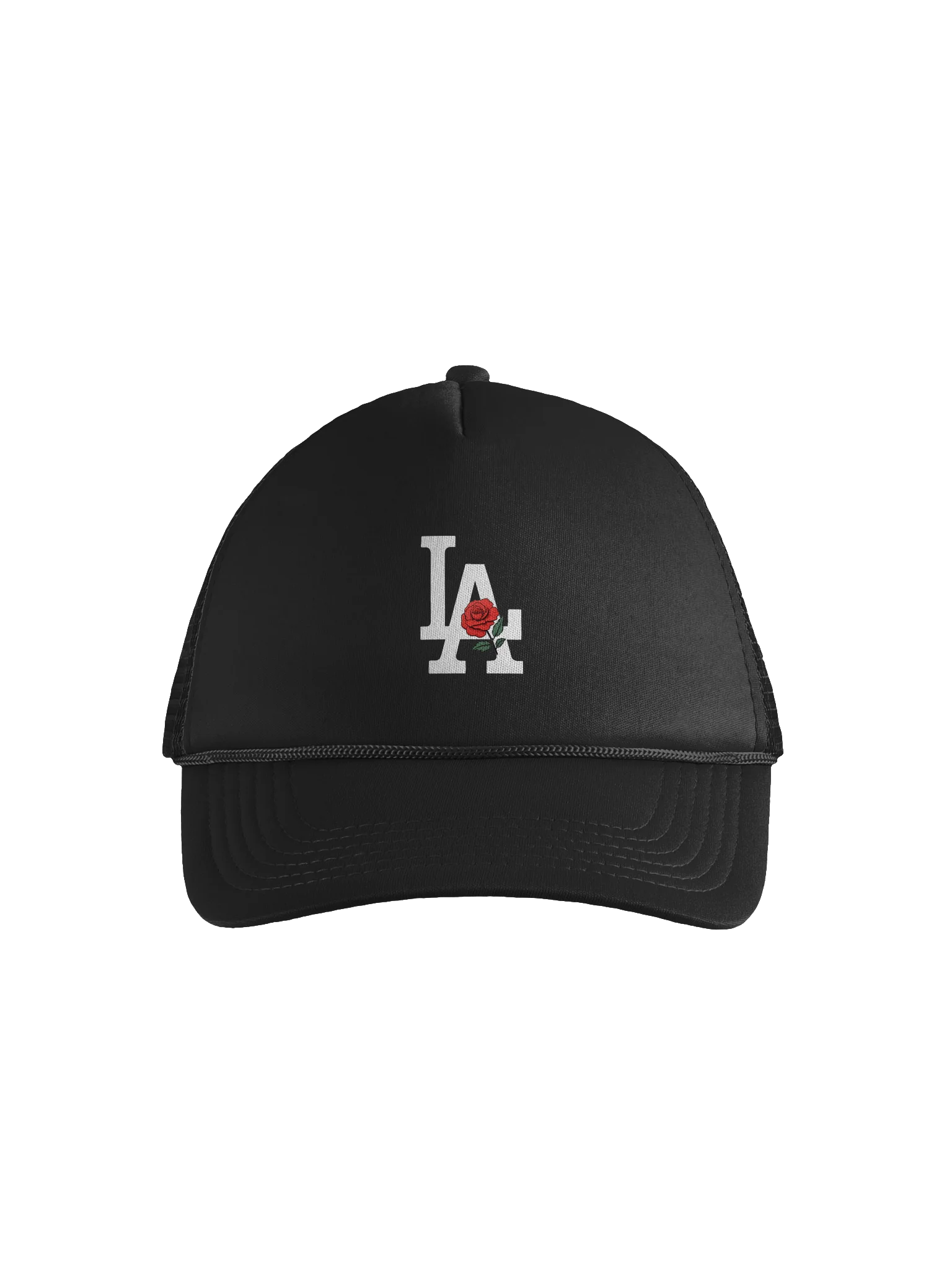 LA Red Rose Foam Trucker Hat product image (1)