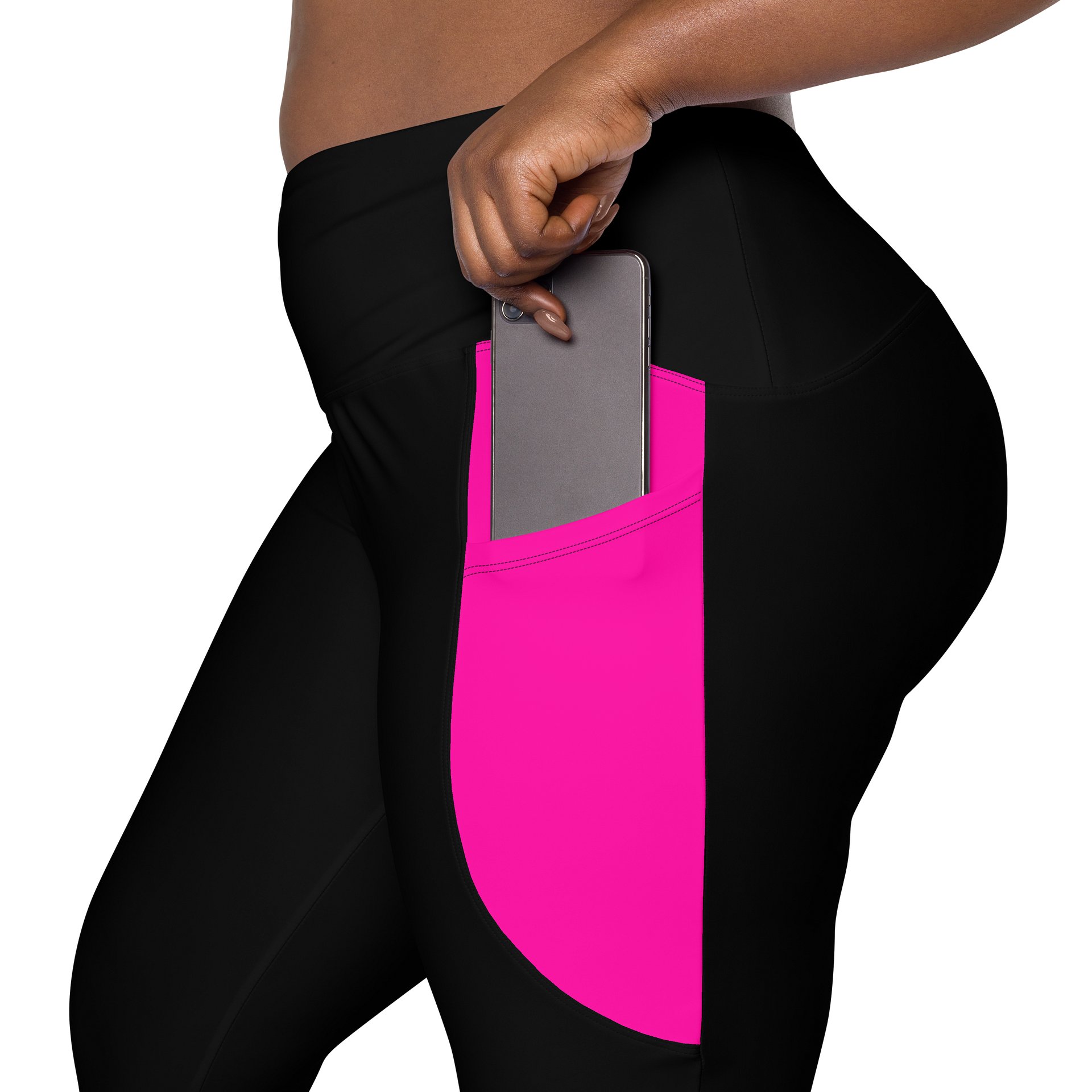 Lúth | Crossover Semi Compression Workout Leggings with Pockets & Sun protection product image (7)