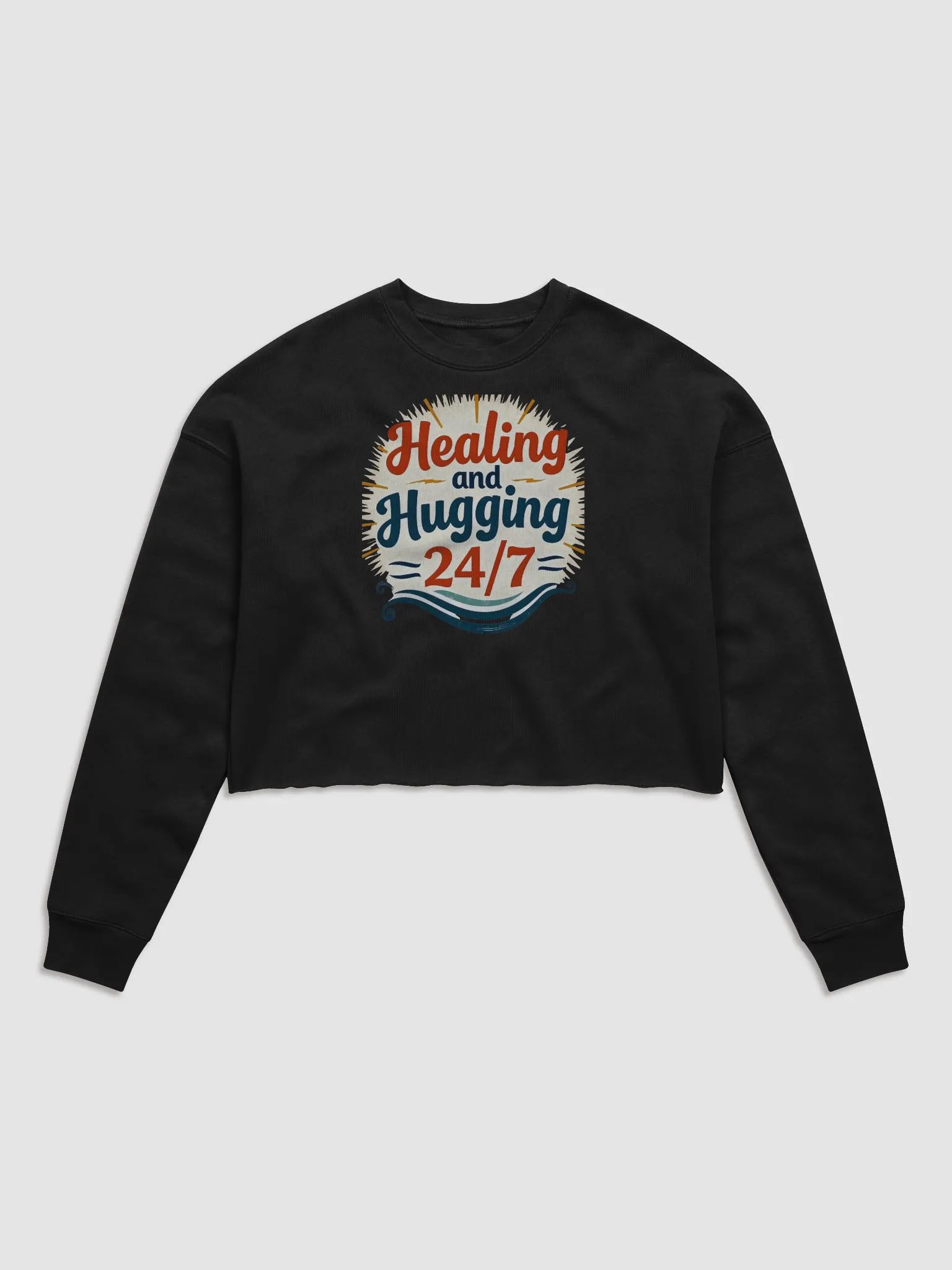 Healing Hug Fleece Crop Sweatshirt product image (2)