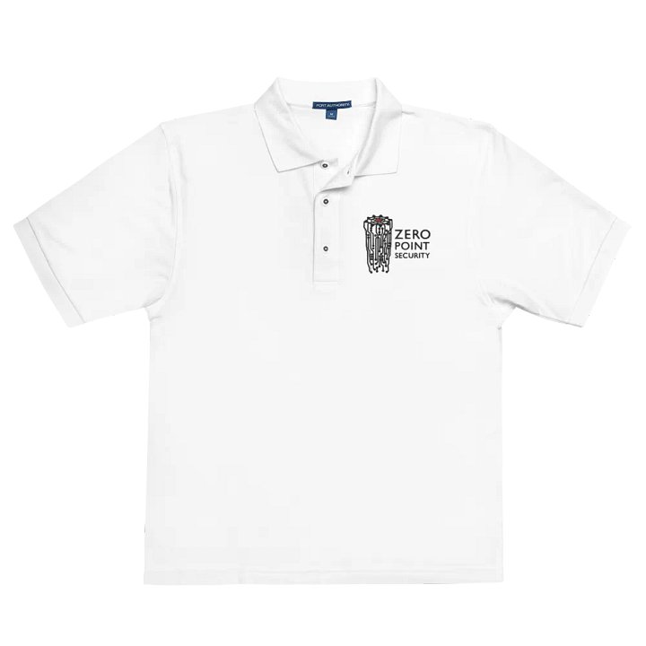 Zero-Point Polo Shirt (White) product image (1)