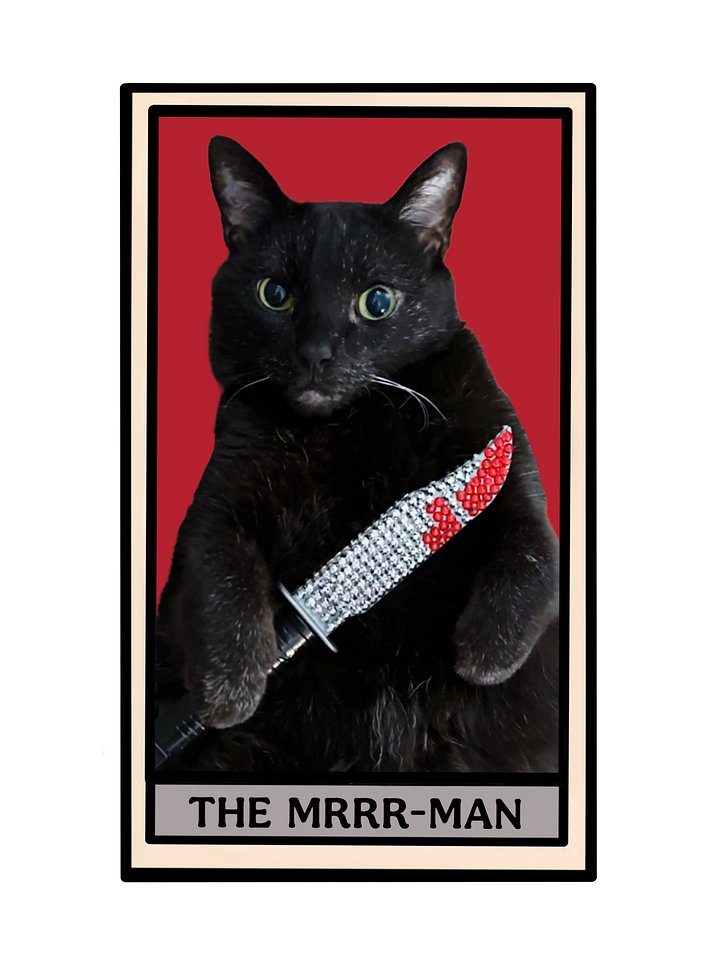 The MRRR-Man tarot card sticker product image (1)